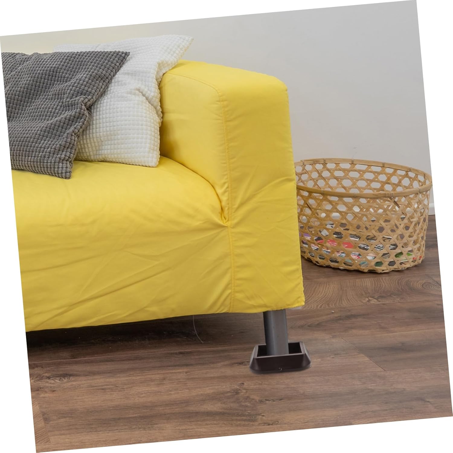 8pcs Furniture Leg Protectors Wheel Stop Pad Non Skid Caster Cups for Sofa Bed Chair Legs