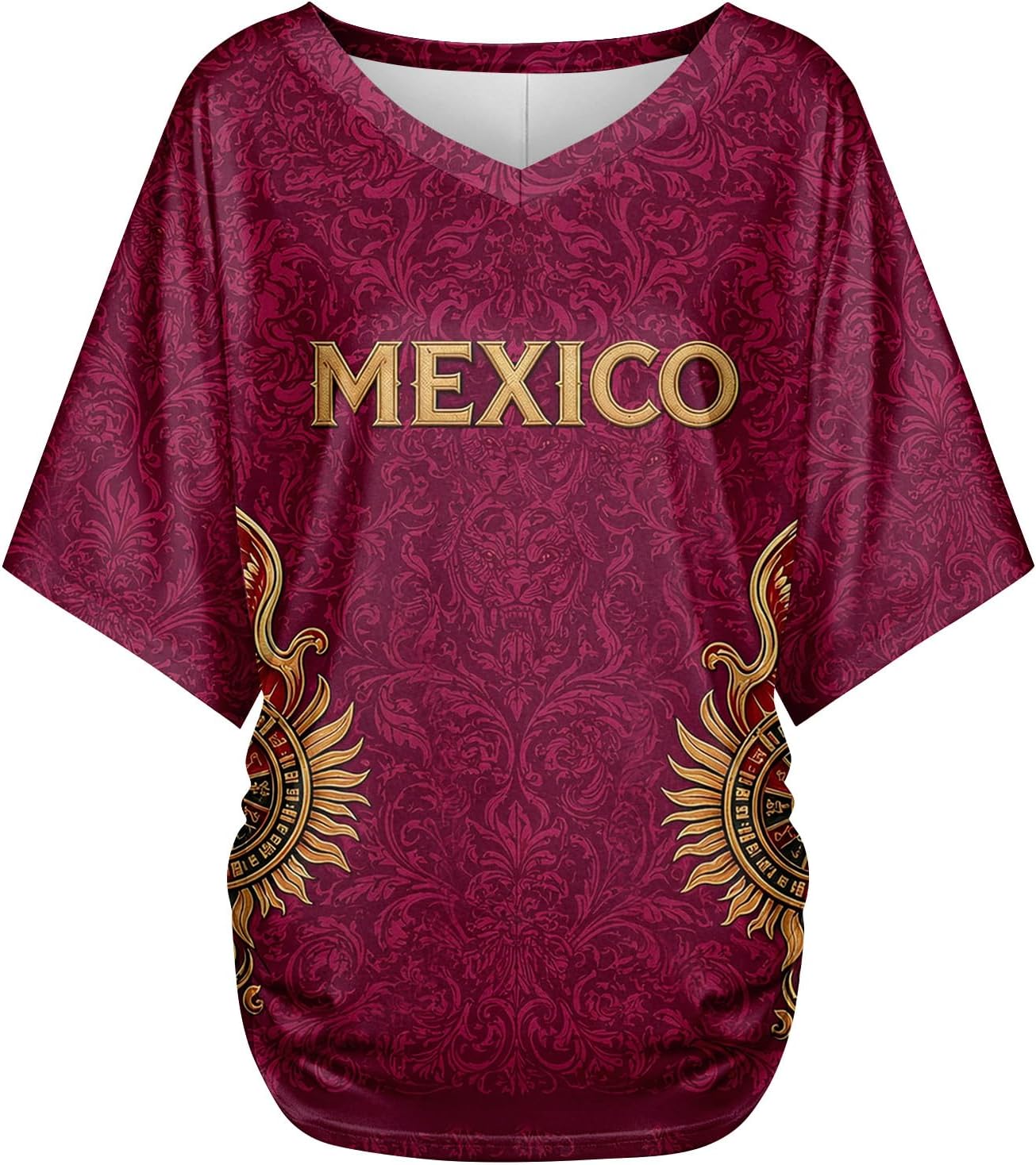 Mexico Jersey Soccer Shirts Women Short Sleeve Y2k Crop Tops Mexico Jersey Breathable Casual Football Graphic Tees