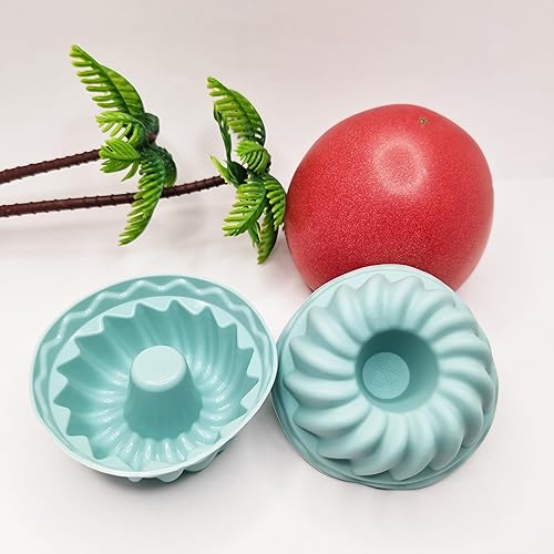 Miniatura 7 de 12 moldes para mini gelatina de silicona para hornear, mini pastel de chocoflan, molde de silicona para pastel de calabaza, moldes reutilizables