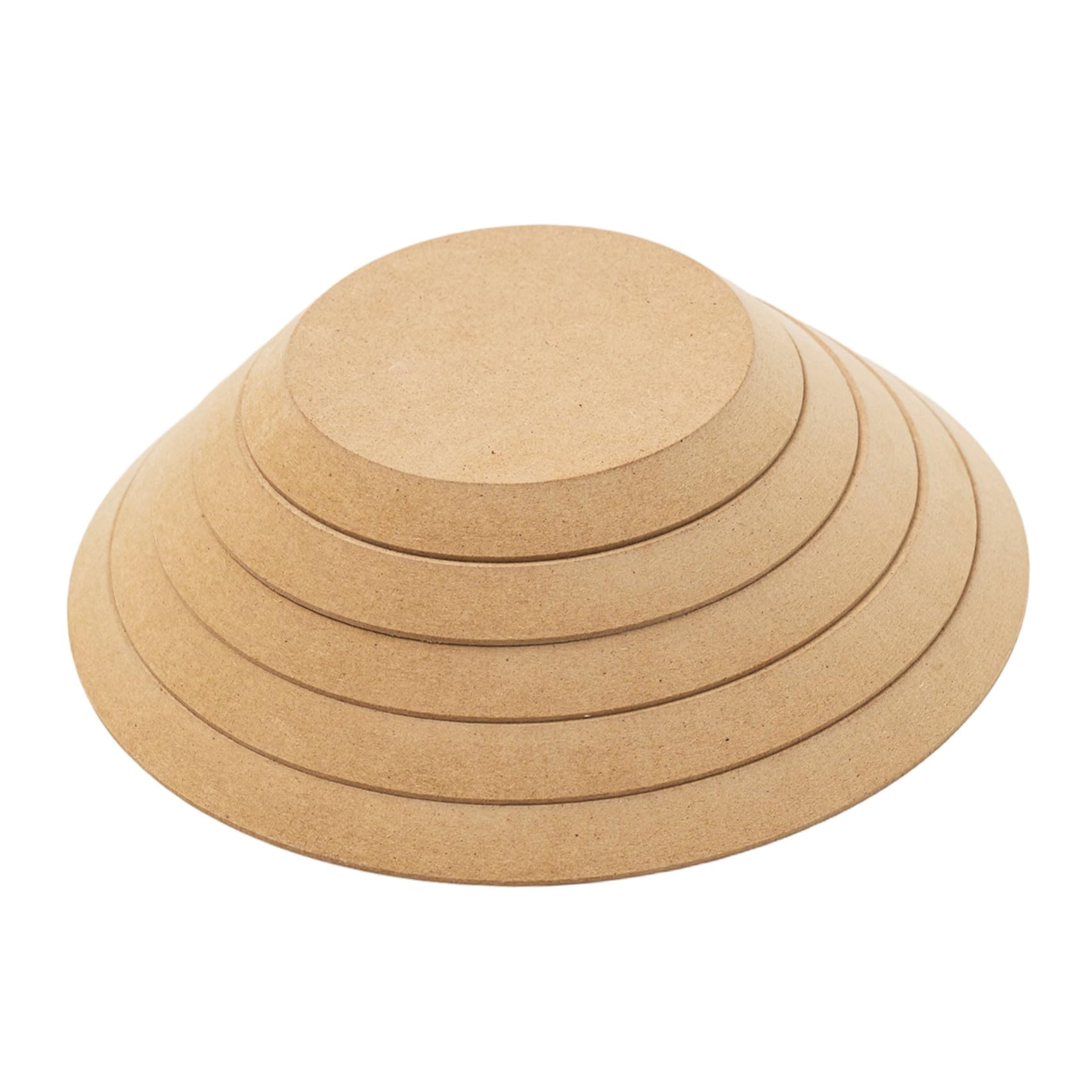 SHINEOFI 5 Szt. Częściowy Drewnianych Form Do Ceramiki i Gliny Okrągłe Formy Do Formowania Talerzy Łatwe Użyciu Trwałe Narzędzia i Rękodzieła