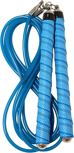 Buddy Lee Ninja Warrior - Cuerda de saltar - Azul cielo - Cuerda de velocidad ajustable para fitness, HIIT, CrossFit y boxeo - Sin enredos con
