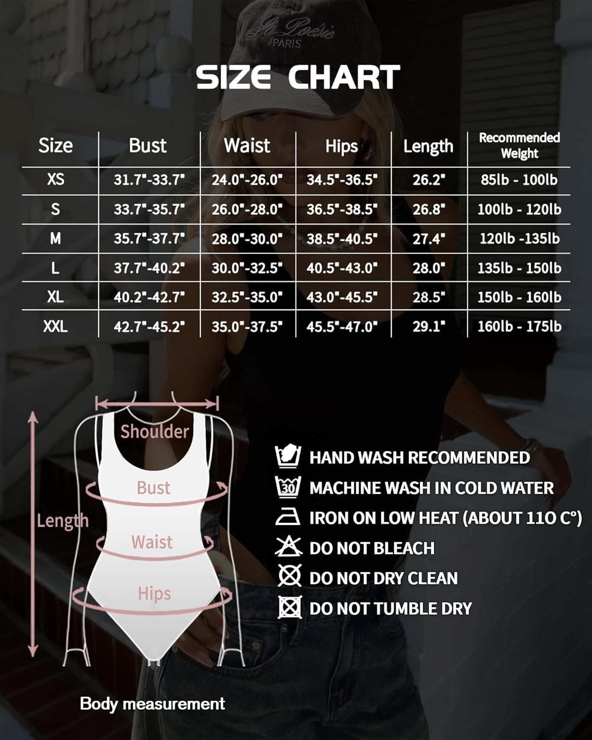 MANGOPOP Women's Tank Top Scoop Neck Bodysuit Sleeveless Racerback Body Suit Ribbed Knit Slim Fitted Soft Sexy Going Out Tops - Image 7