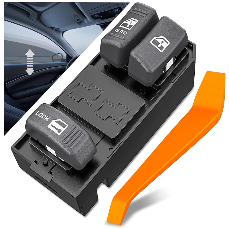 Interruptor principal do vidro elétrico Nilight para Chevrolet/GMC 1995–2005 – 5 pinos + 8 pinos