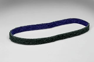 3M Scotch-Brite DF-BL Non-Woven Aluminum Oxide Sanding Belt - Fine Grade - 1/2 in Width x 18 in Length - 64467 [PRICE is per BELT]