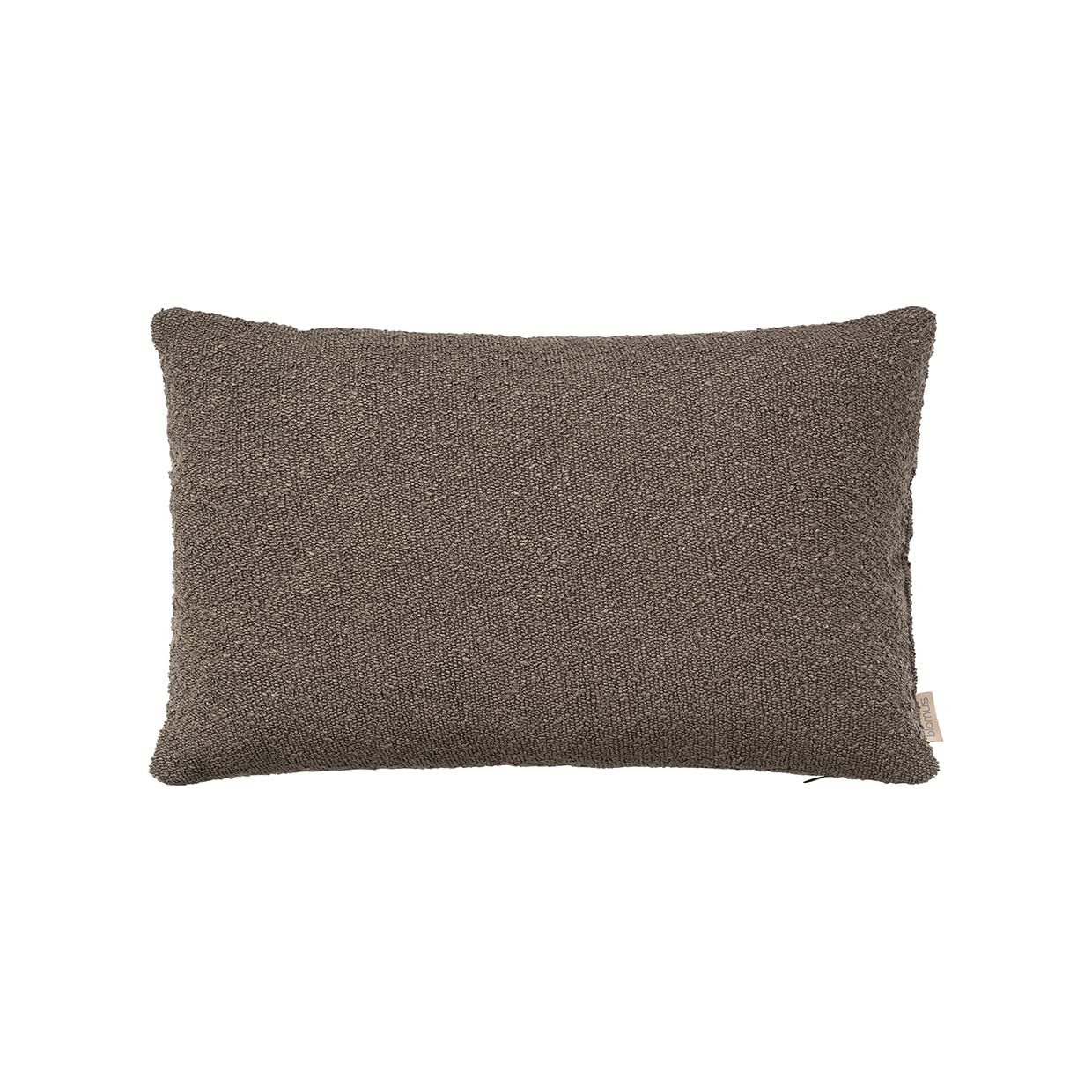 Housse de coussin haut de gamme Blomus Bouclé Espresso 30x50 cm textile premium salon