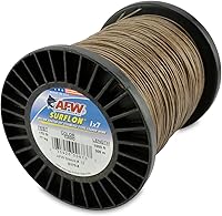 Vista 25 de Alambre de pesca americano Surflon recubierto de nailon 1x7 de acero inoxidable, línea líder de pesca para agua salada, prueba de 10 libras - prueba