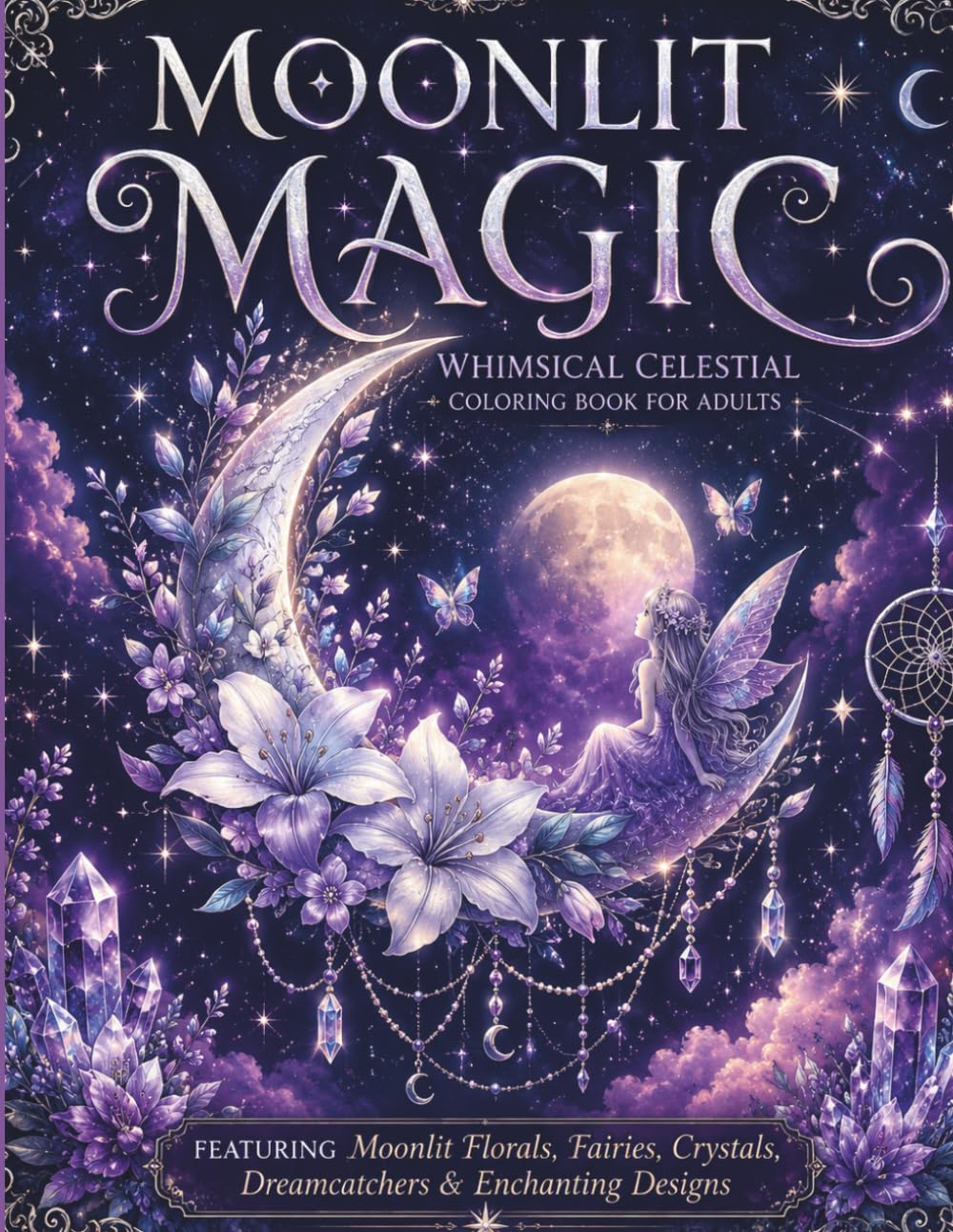 Moonlit Magic Coloring Book