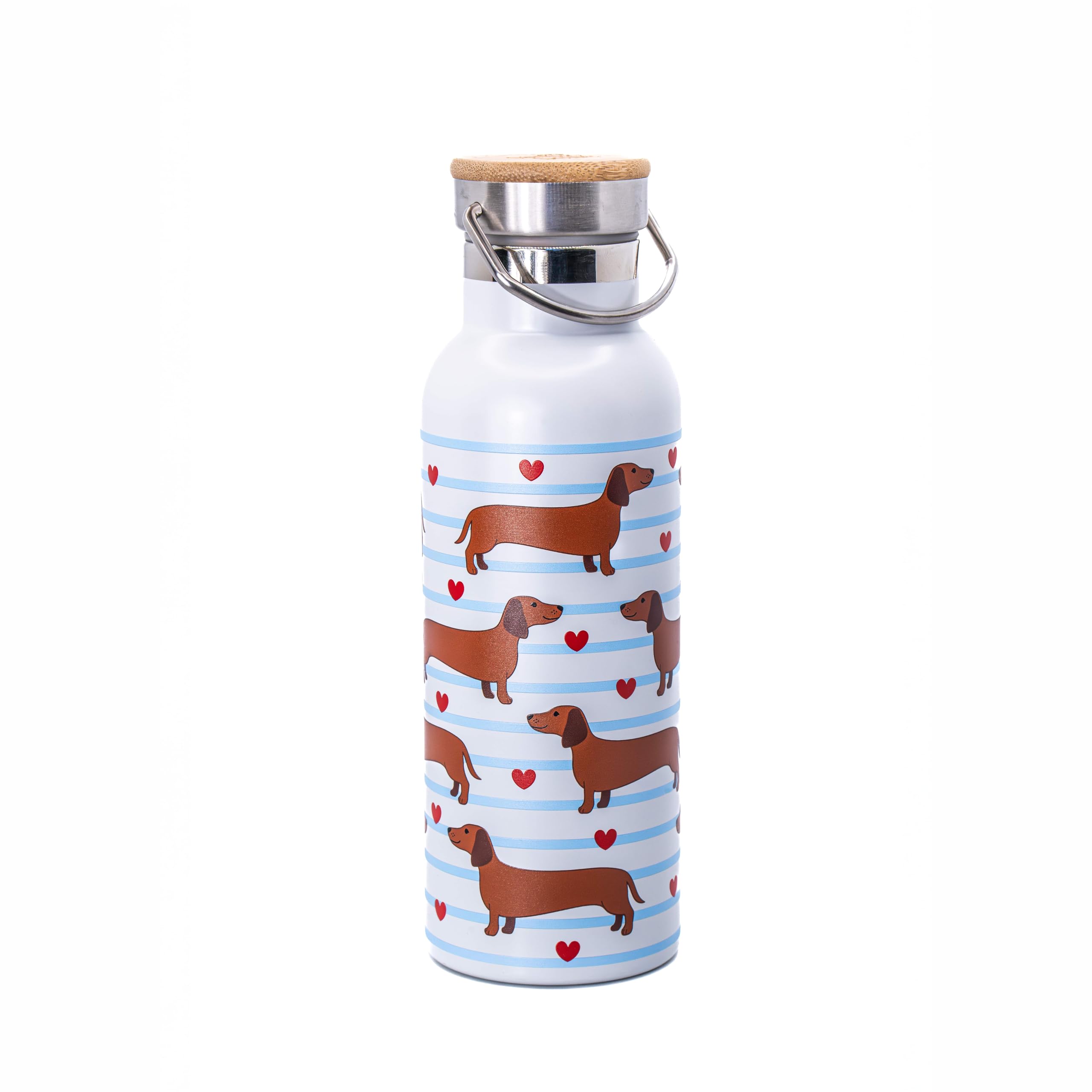 Gourde isotherme motif saucisse en acier inoxydable pour les trajets quotidiens et le bureau