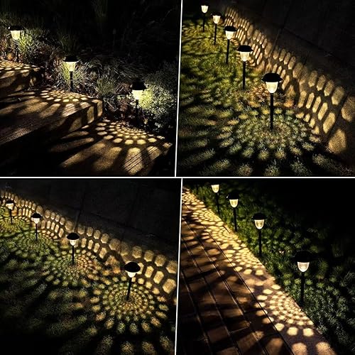 Miniatura 4 de Odittion - Foco solar, luces solares de camino, luces solares de paisaje, luz solar, impermeable IP66, 3 modos de iluminación al aire libre para
