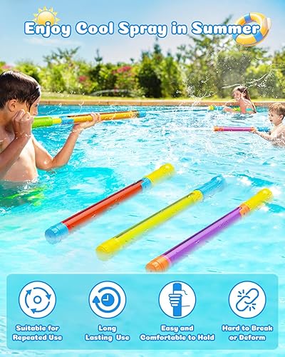 Miniatura 3 de Pistola de agua para niños y adultos: disparar hasta 40 pies - Pistolas de agua Super Blaster al aire libre para niños de 3-4-5-8-12 años