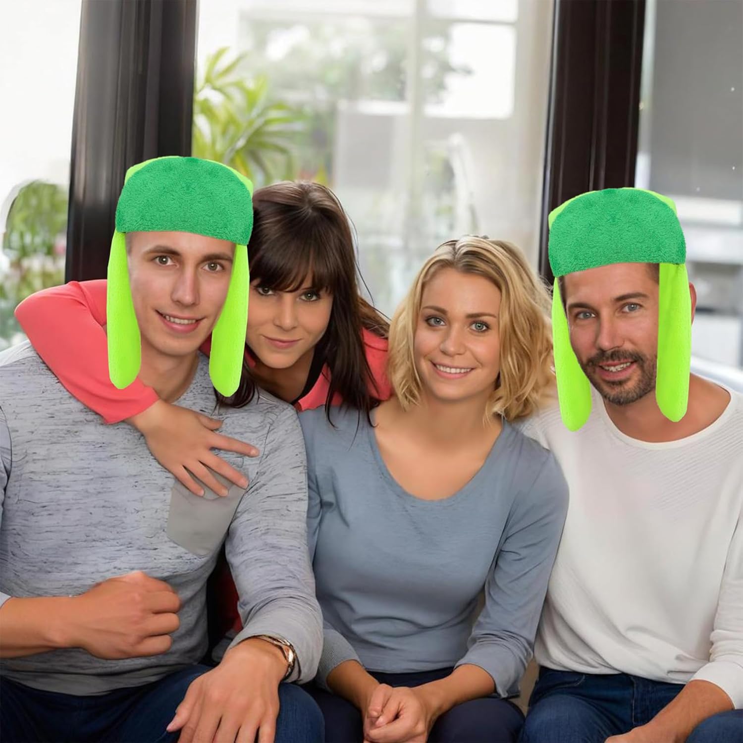 Halloween Character Park Cosplay Hat Set for Adult Hat Gloves Halloween Custume Winter Accessories(Green) - Image 6