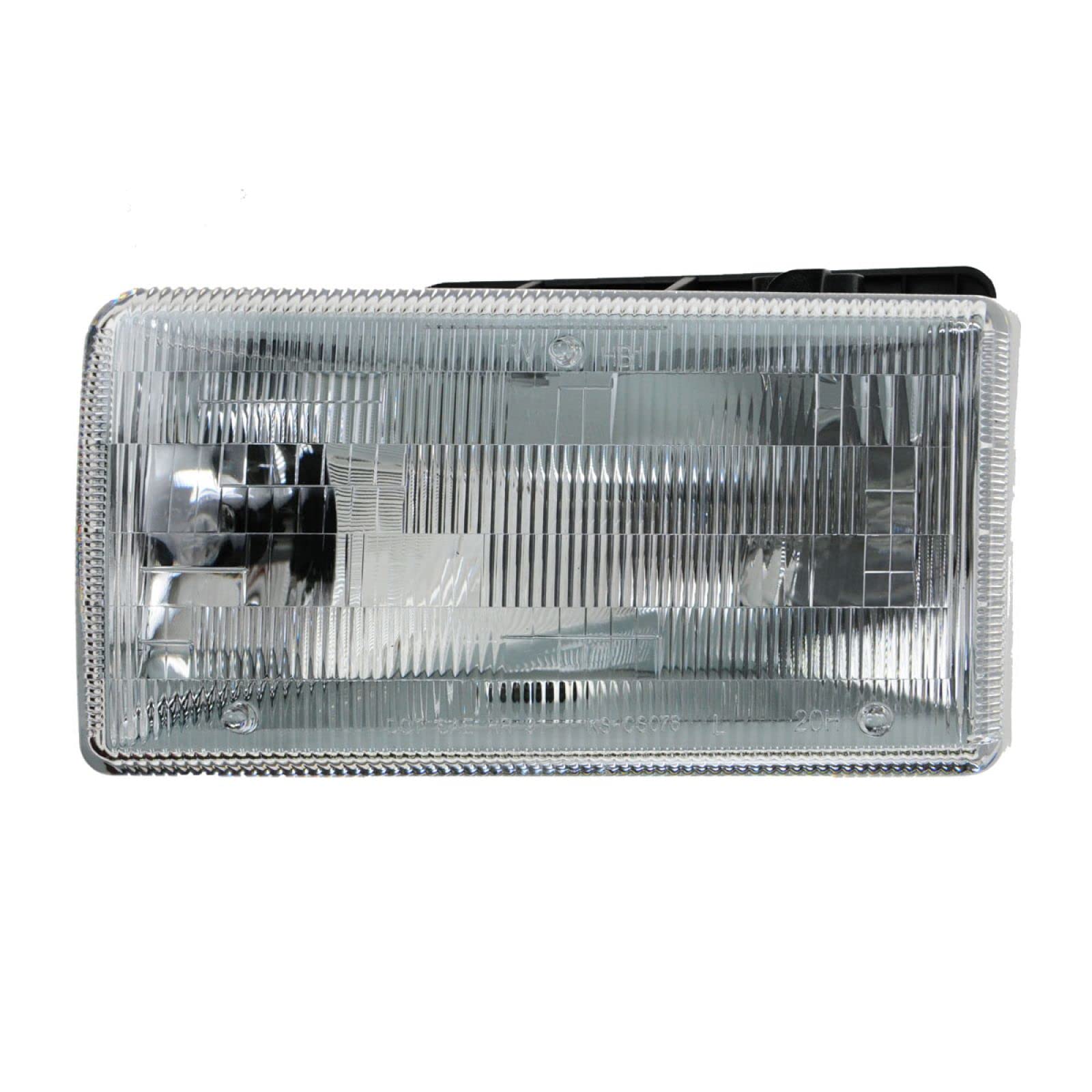 TRQ Driver Side Headlight Assembly Compatible with 1991-1996 Dodge Dakota Composite CH2502105