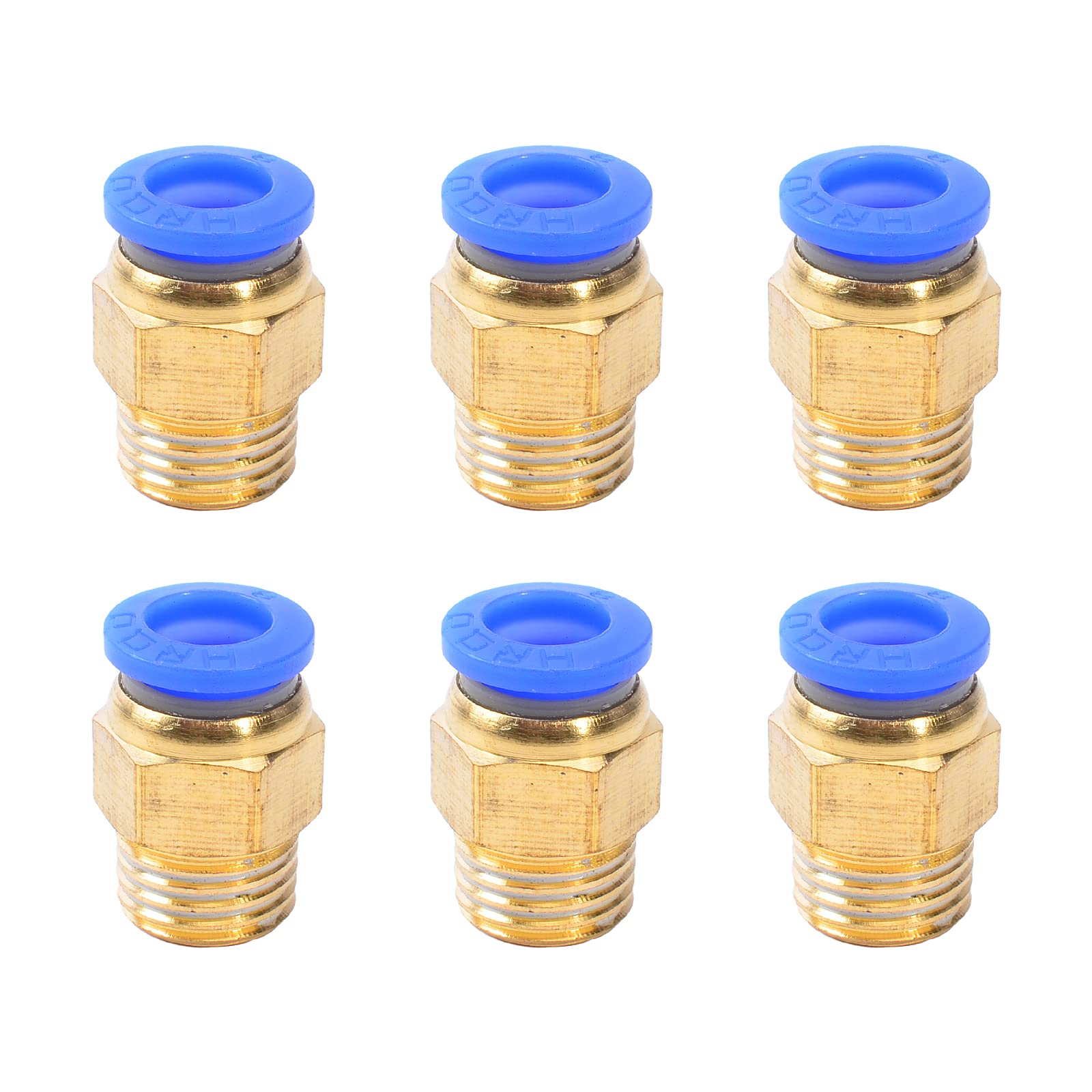 Uxcell 10mm To 8mm Pneumatic Tube Connector Push Fittings