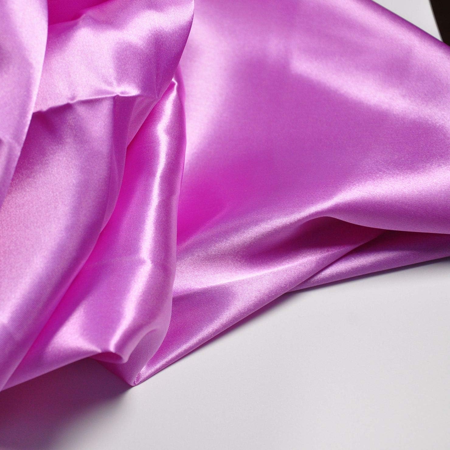 Charmeuse Satin Puple Fabric, 60" Wide, Silky, for Wedding,Bridal,Decoration, Fashion,Apparel Crafts by 1Yard