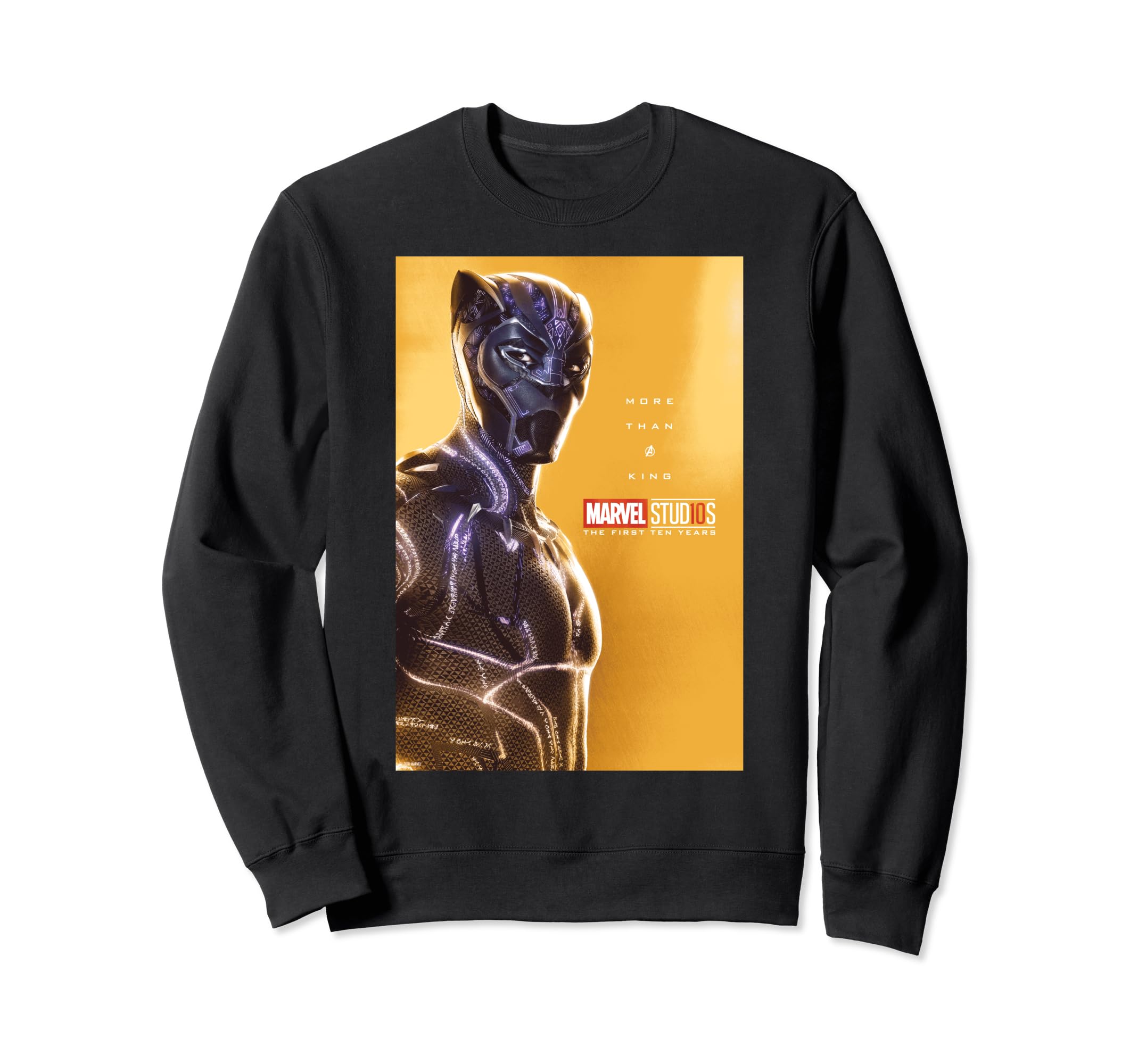 Pull Marvel Studios 10 Years Black Panther idéal pour vos soirées cinéma - 3
