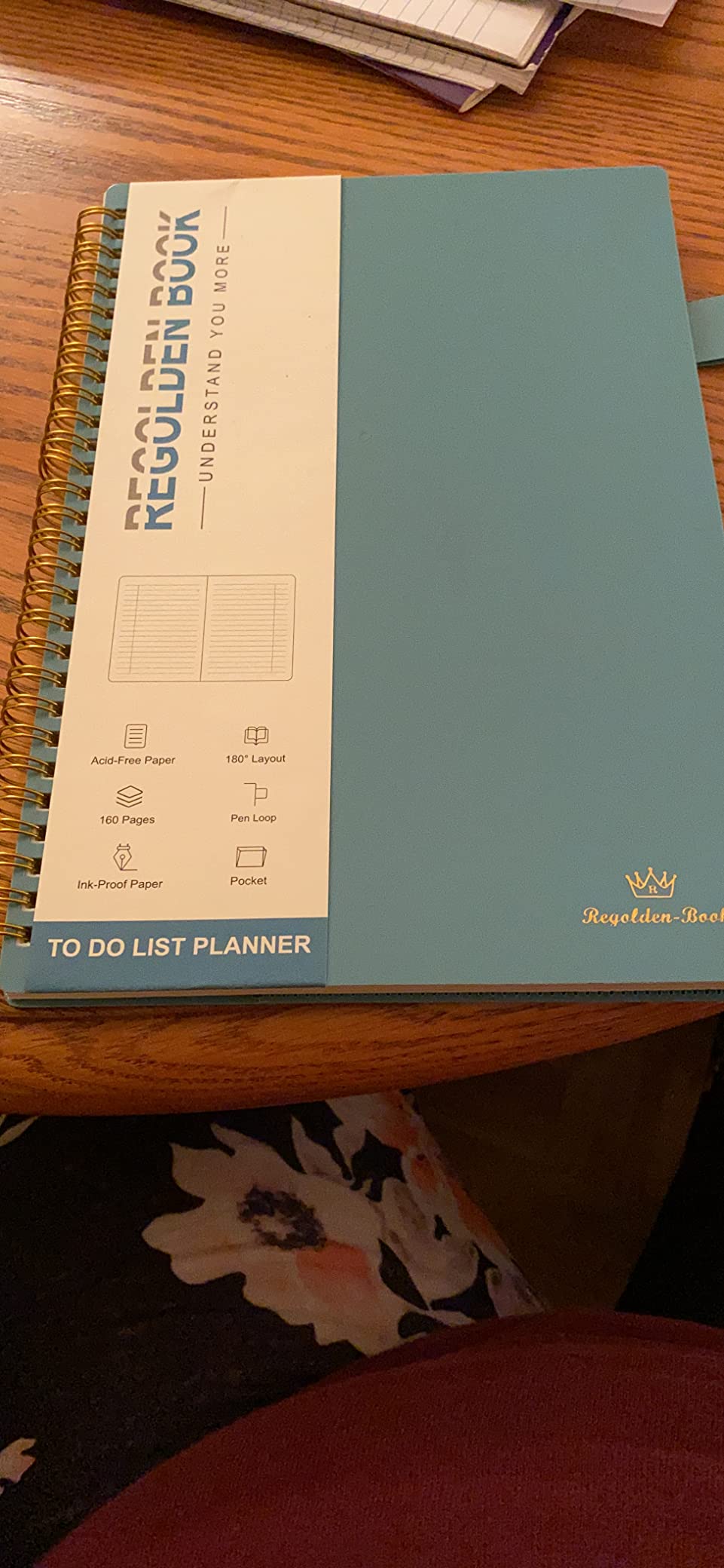 To Do List Planner Spiral Notebook, Daily Task Tracker with Wide lined ...
