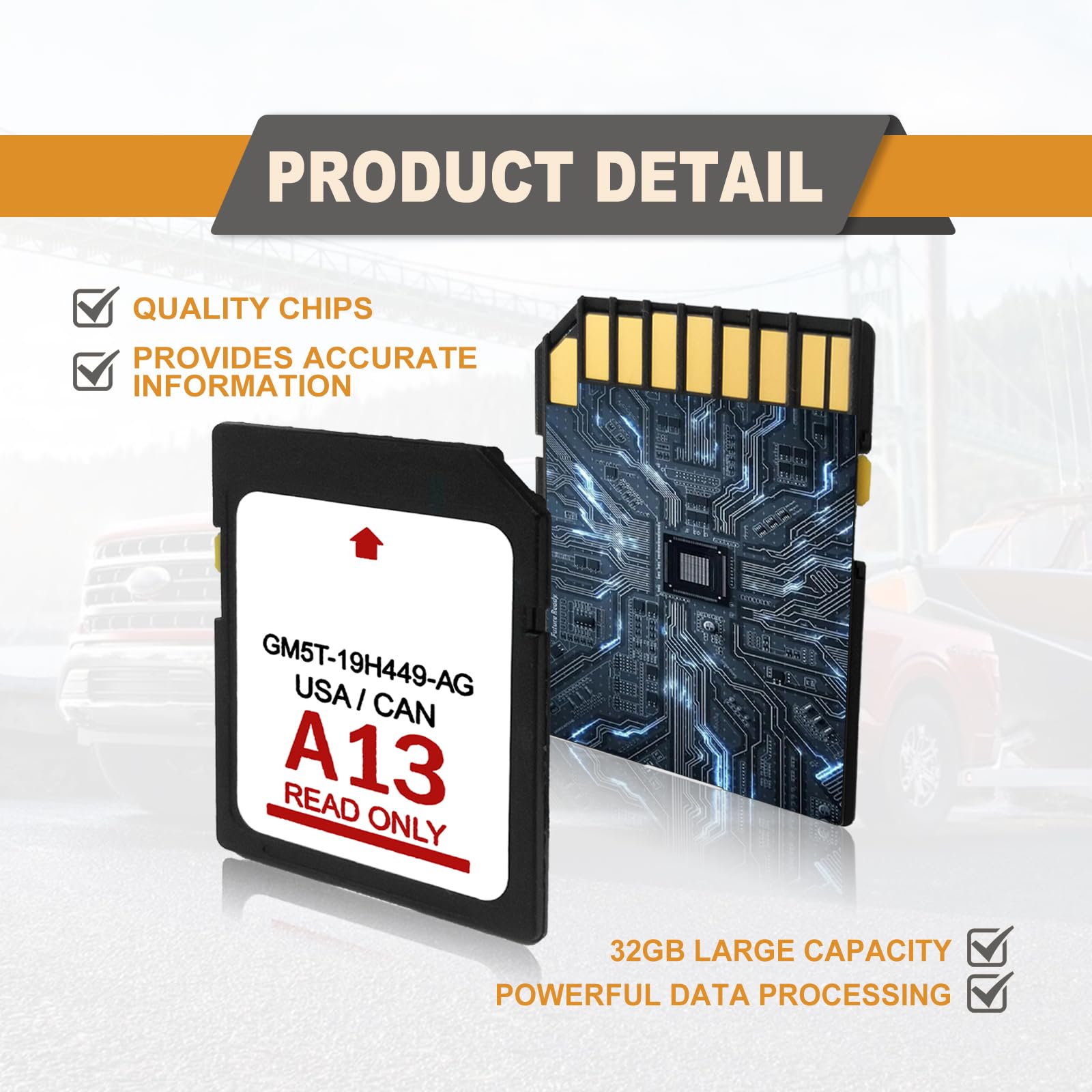 Amazon.com: Lasted Navigation SD Card A13, GM5T-19H449-AG, for US