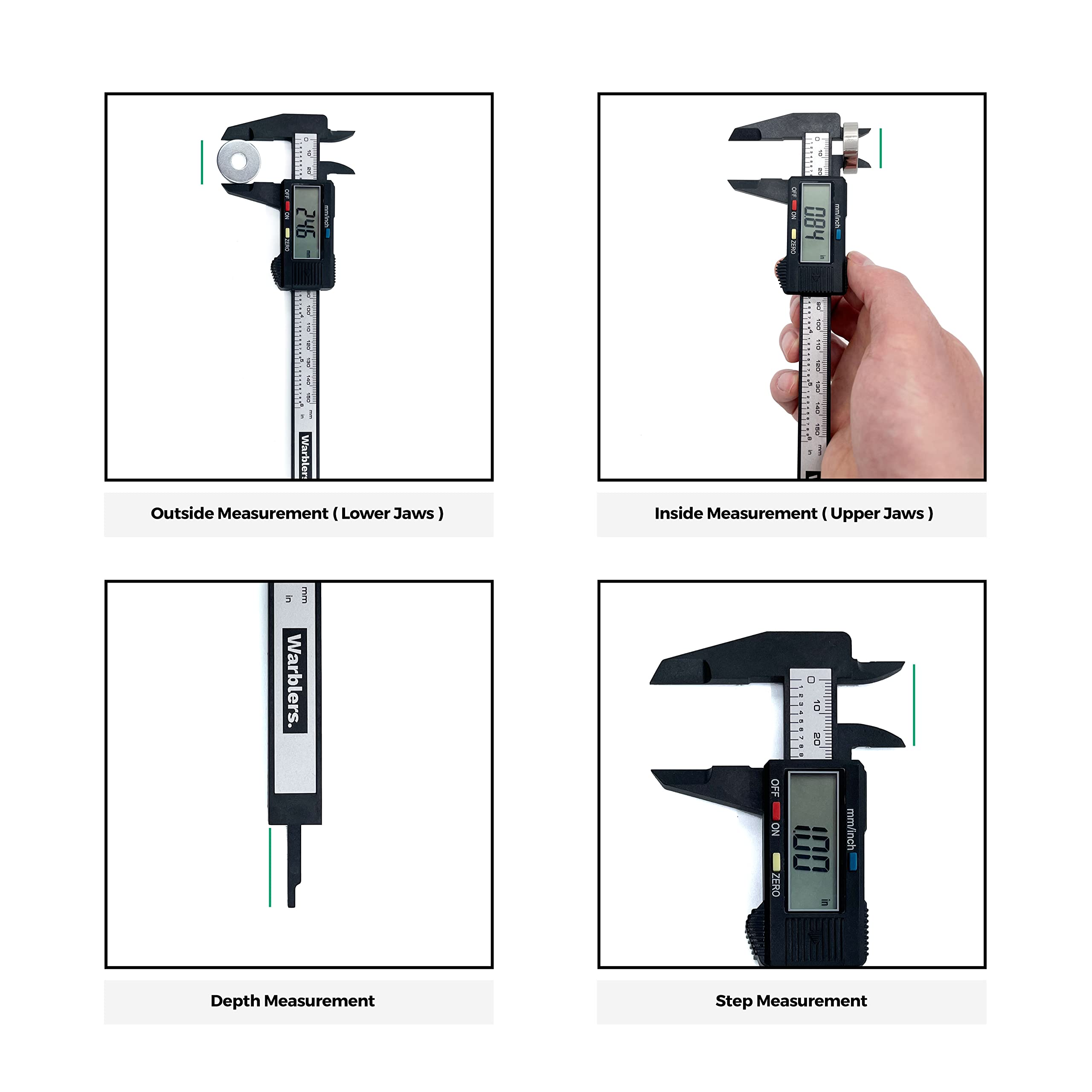 Amazon | Warblers 6inch Digital Caliper Measuring Tool