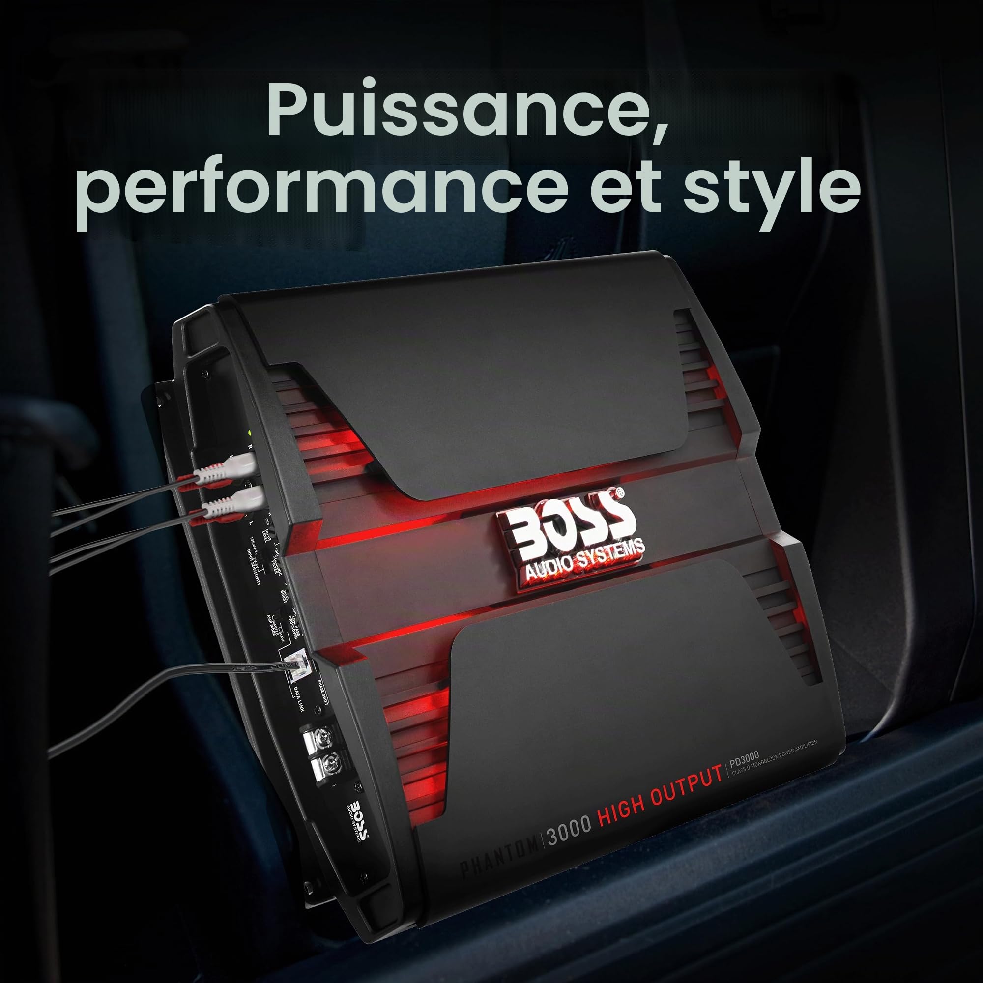 Boss Audio pd3000 Phantom 3000 W Monobloc Classe D Amplificateur