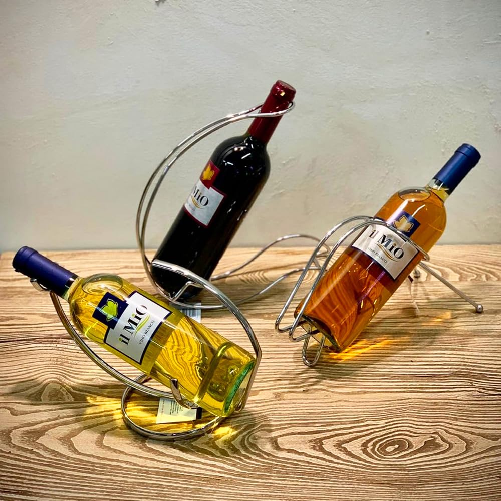 Avilia Bottle Holder for Wine and Liquor, Organizer Holder for Bar Easy to Clean, Perfect as a Gift, 10 x 26 x 19 cm - Image 2
