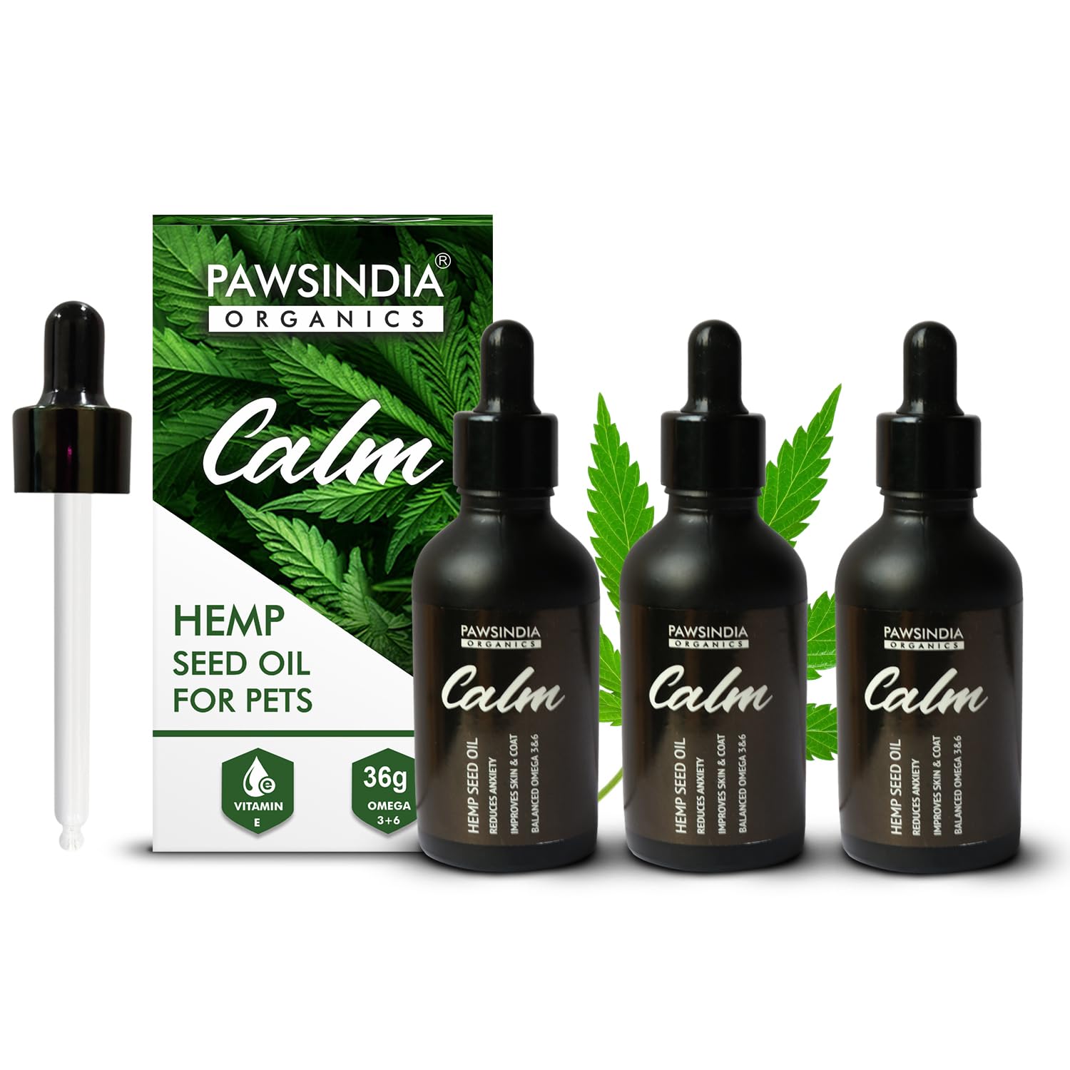 PAWSINDIA ORGANICS Hemp Seed Oil for Dogs and Cats, Organic and an Excellent Source of Omega 6, 3 & 9, Antioxidants, Vitamins & Minerals for Healthy Skin and Shiny Coat | 50 ml | Pack of 3 (B09Z7TXDZF) Amazon Price History, Amazon Price Tracker
