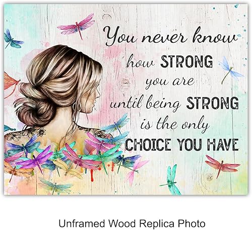 Miniatura 3 de Inspirational Wall Decor positive Quotes - Women's empowerment Boho Wall Decor Motivational poster - Rustic Farmhouse Wall Art for Women -