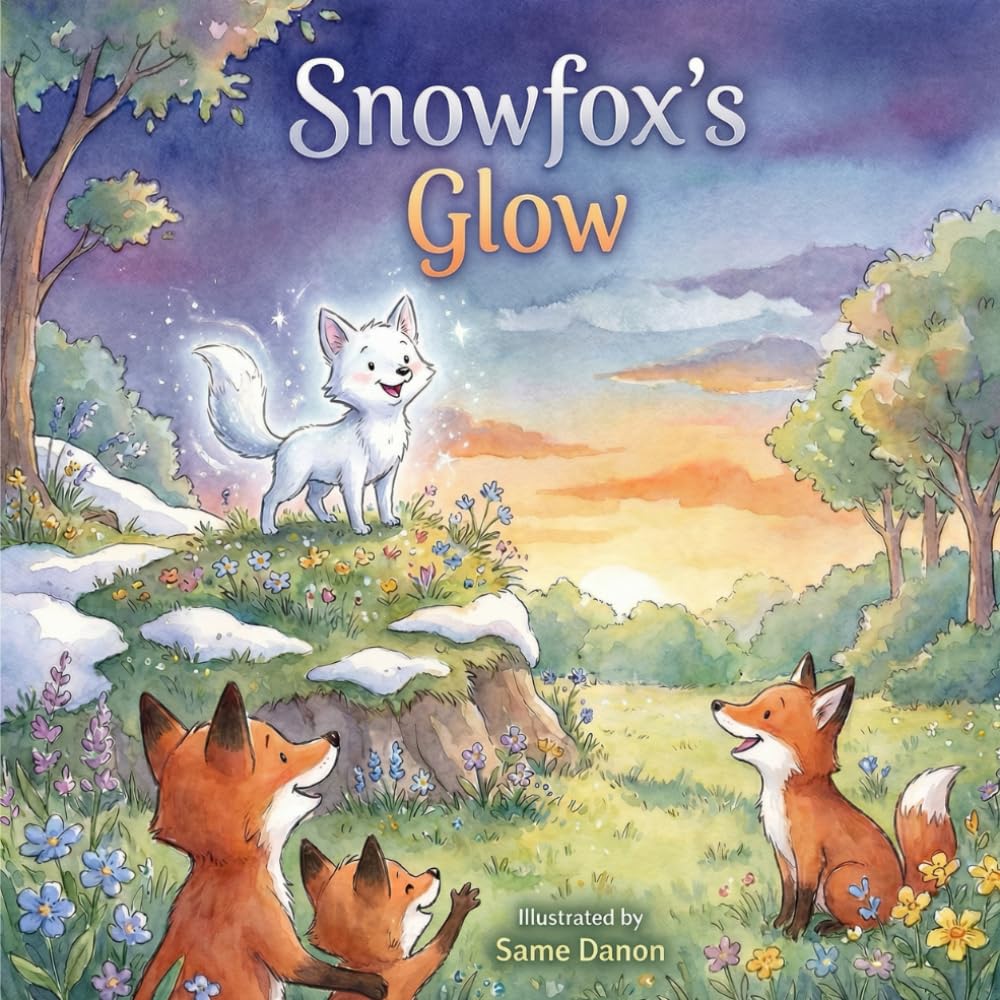 Snowfox's Glow: Being different doesn't mean you're less—it's your special sparkle that saves the day.