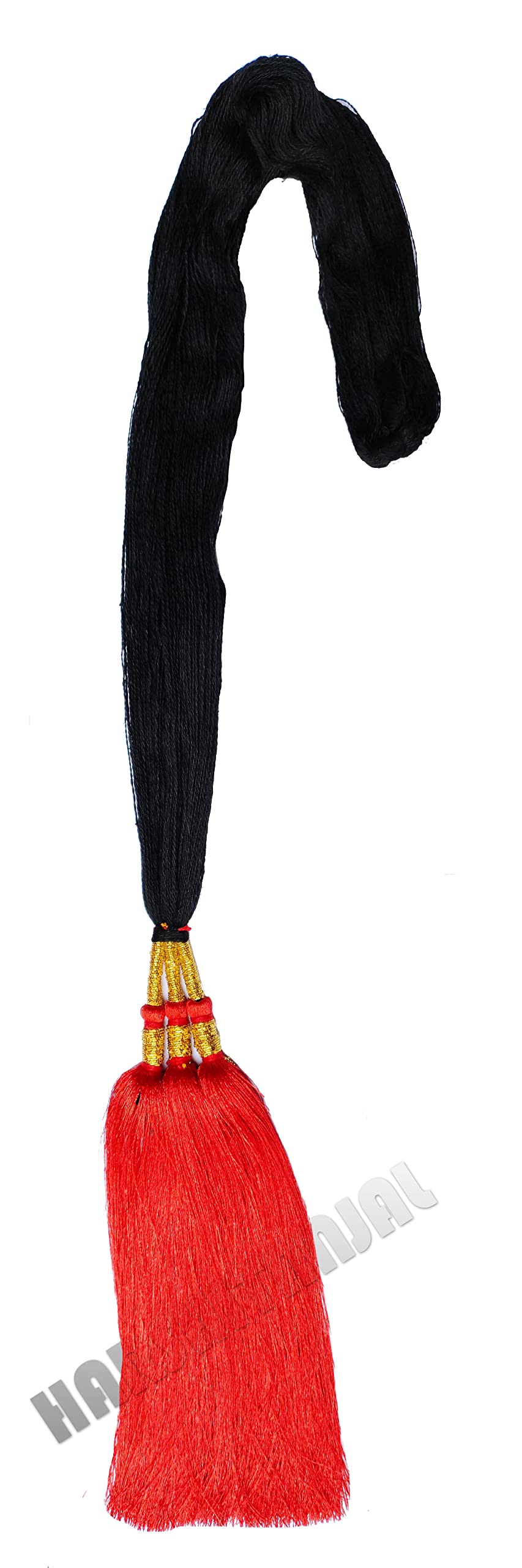 HARSHITANJAL Punjabi Paranda Parandi Choti Braid/Tassles Hair Accessories for Girls and Women (HGSP23V02) (Red) 1