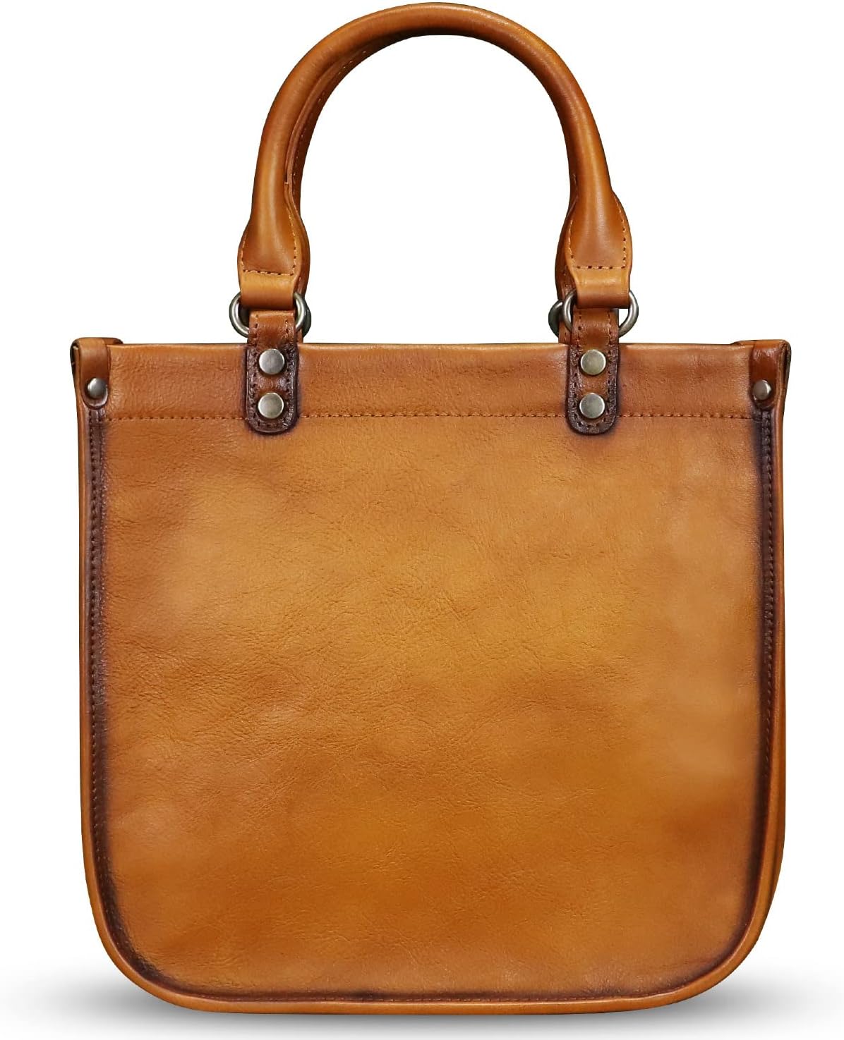 Genuine Leather Handbags for Women Vintage Real Leather Fashion Tote Bag Shoulder Bag Crossbody Bag Satchel Purse - Image 3