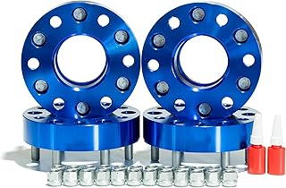 RSOXTECH 4 pcs 6X5.5 | 6x139.7mm Forged Wheel Spacers | 2 inch (50mm) | 93.1mm hub, M12X1.5 Studs, Compatible with 2019-2020 Ranger US Model,Compatible with 2021-2022 New Bronco(6 Lug only)