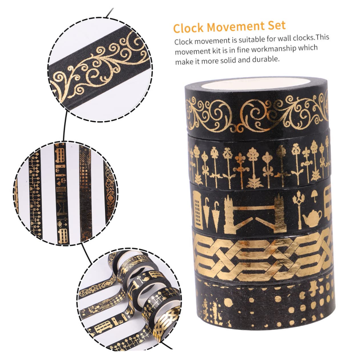 Operitacx 15rollen Dekoratives Washi Tape Bunte -freundliche Klebebänder Für Scrapbooking Planer Und Kreative Projekte Für Mädchen Und Bastel-enthusiasten