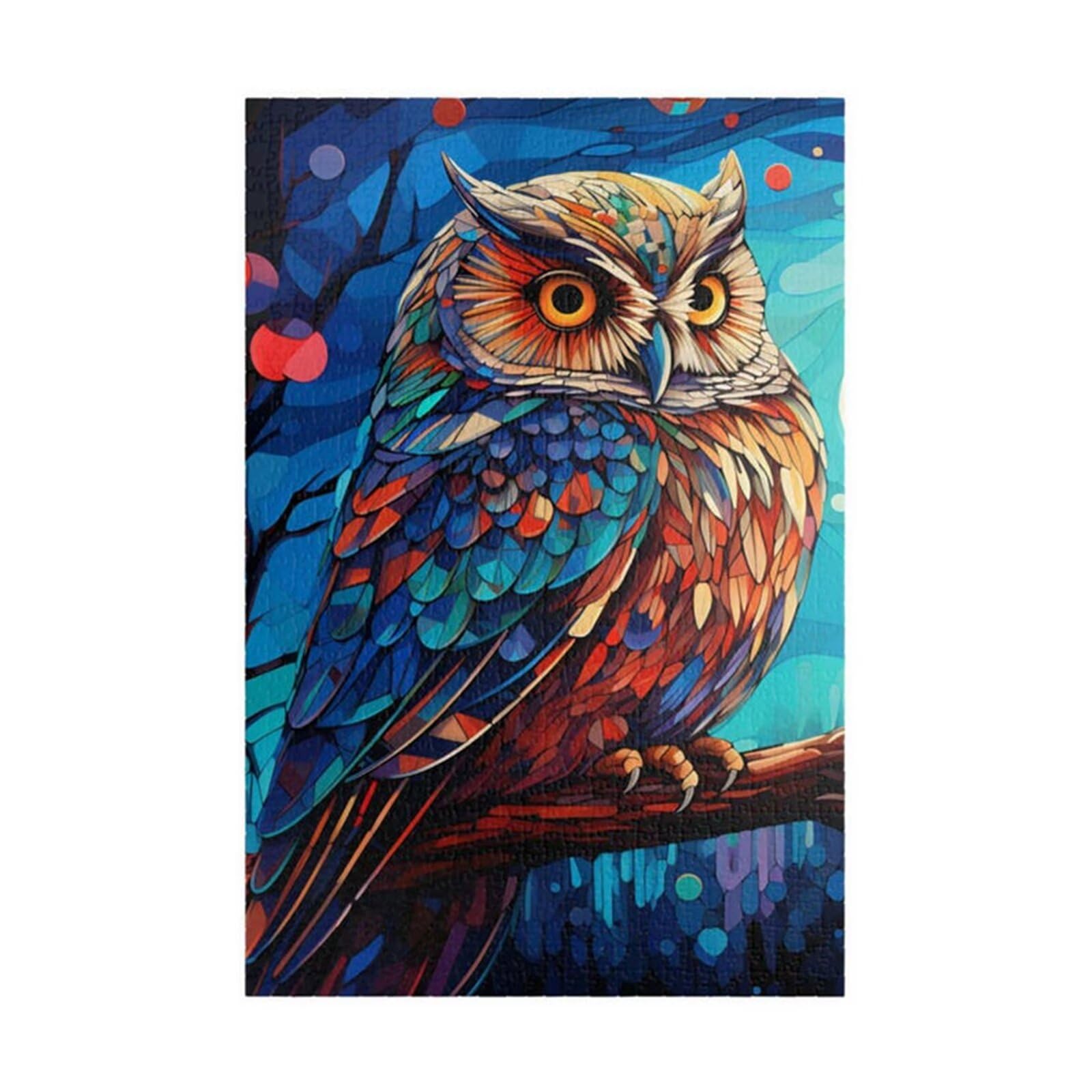 Puzzle 1000 Pieces Adultes Chouette Animale 75 x 50 cm Puzzle Adulte Jeu éducatif défi Jouet Puzzle Impossible 1000 Pièces Puzzles