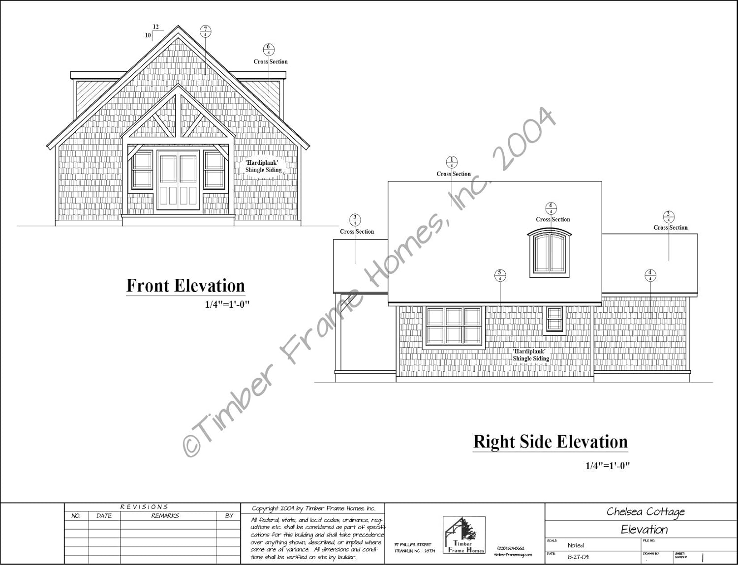 Home Plans - The Chelsea Cottage Timber Frame (CAD)