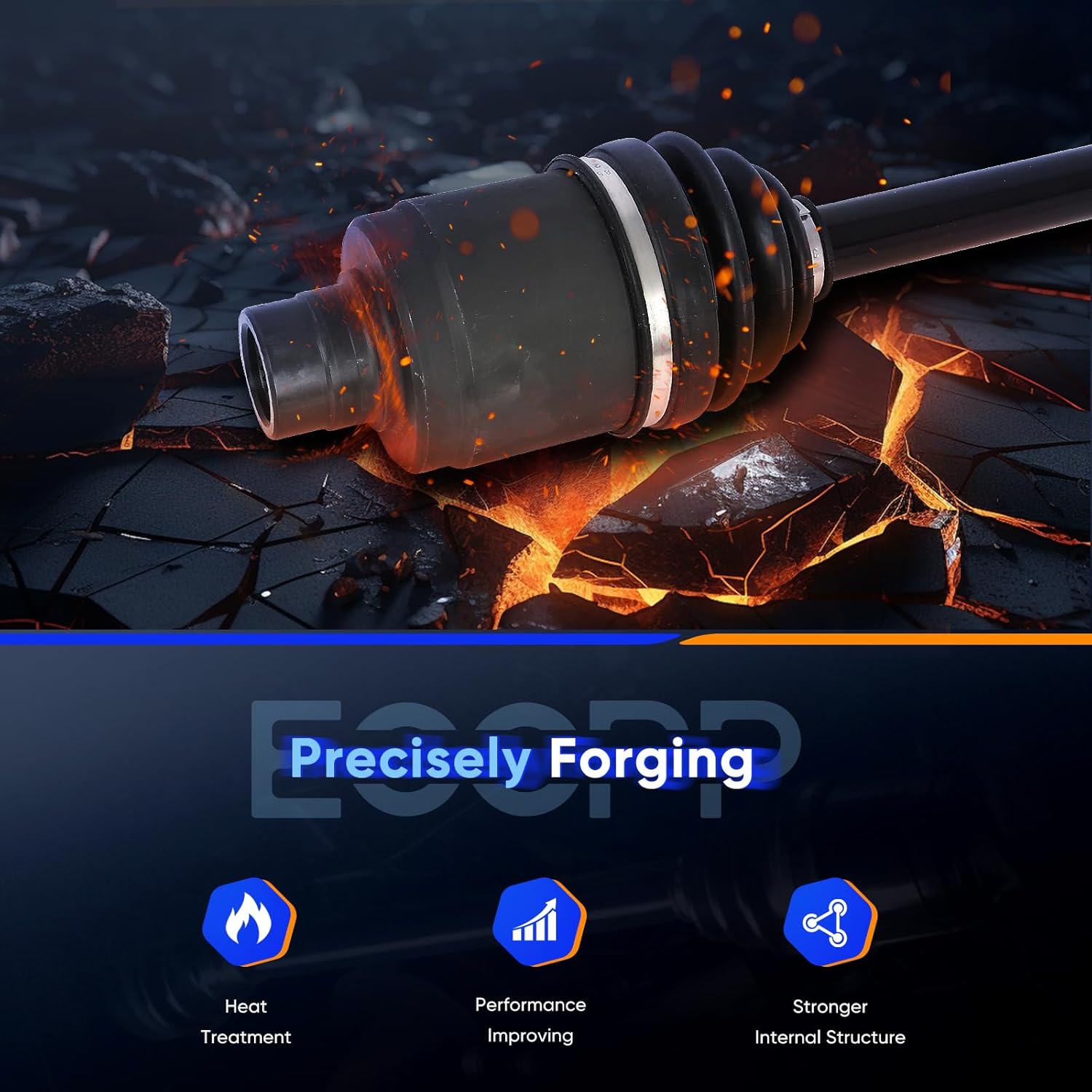 ECCPP CV Axle Shaft Assembly for 2009-2014 for Acura TSX 2008-2017 for Honda Accord 2014 for Honda Civic front right 66-4251 1.8L 2.4L