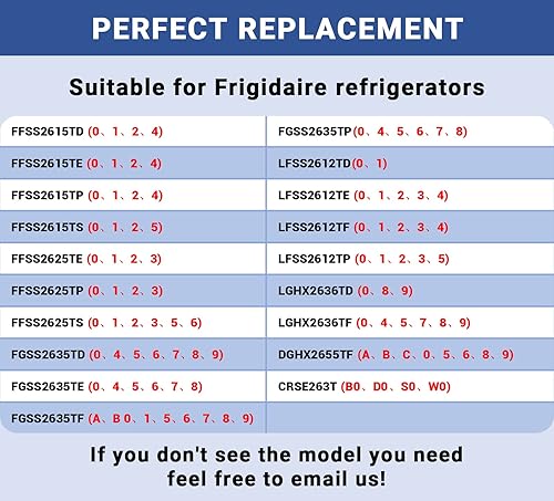 Miniatura 4 de Actualización 242126602 Pieza de repuesto para contenedor de puerta de refrigerador (estante lateral) compatible con Frigidaire o Electrolux, número