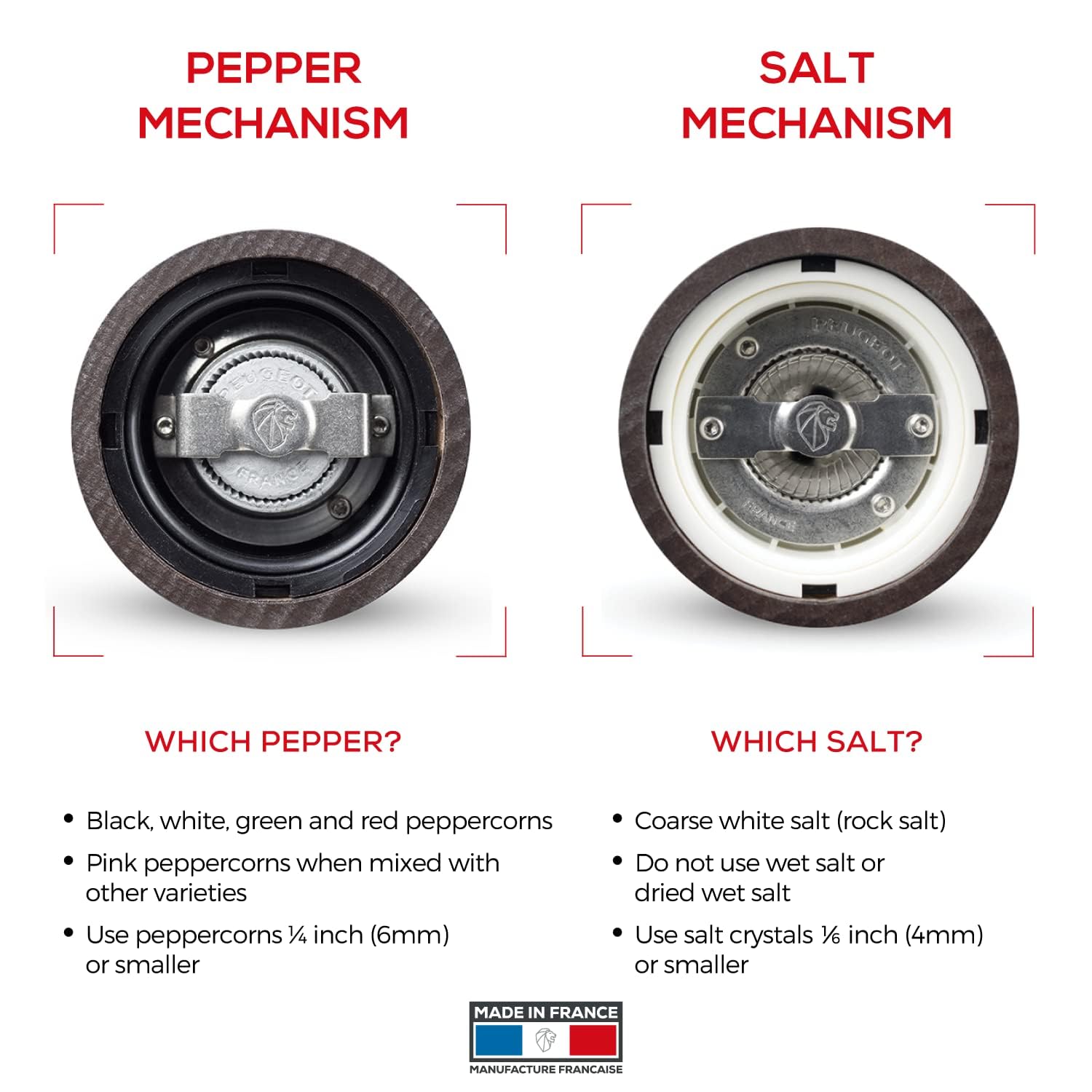 Peugeot, Paris u'Select 40 cm Salt Mill, 6 Predefined Grind Settings, Powdered Salt Innovation, Zirlion Mechanism - Image 3