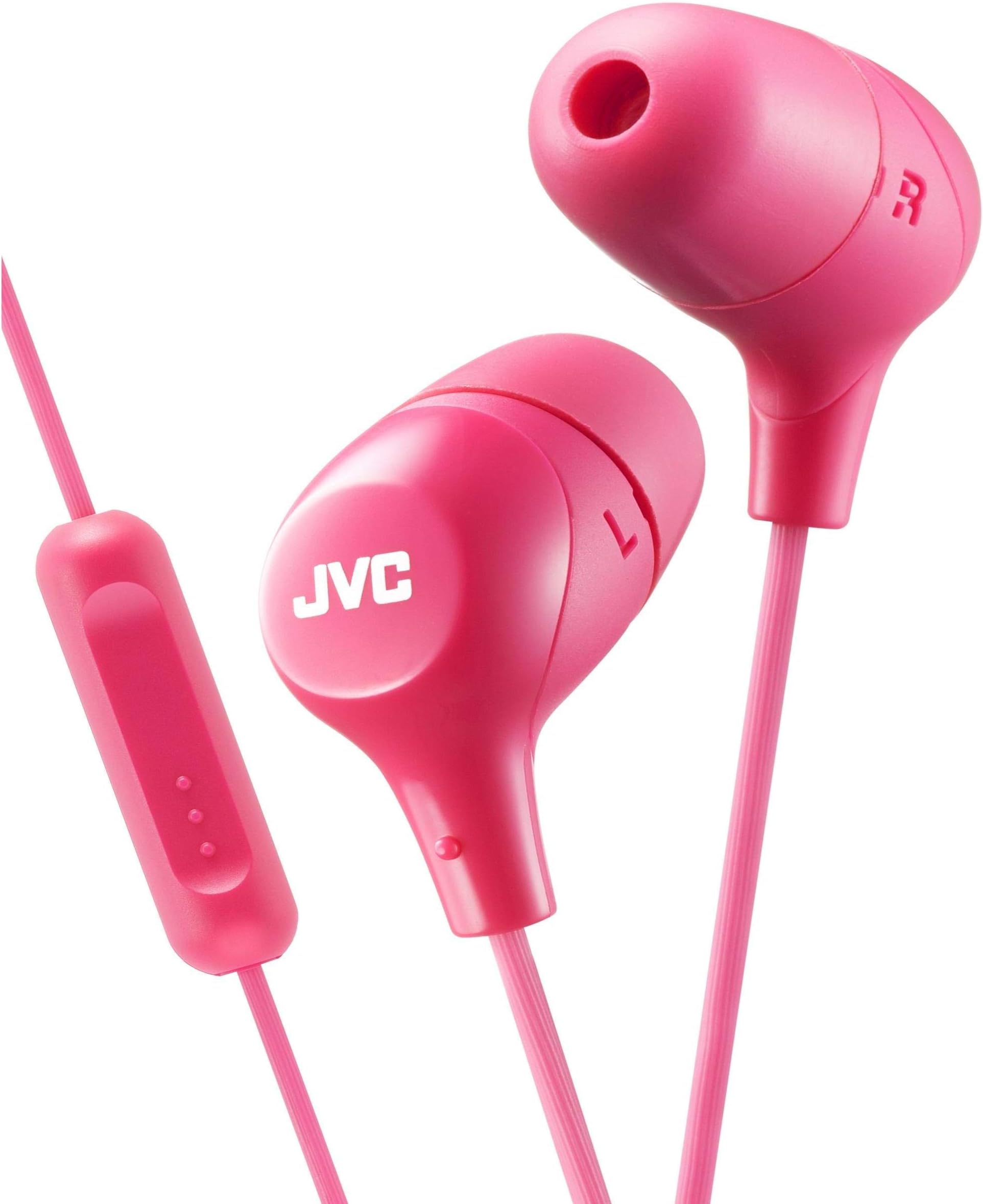 JVC in-Ear Headphones with 1-Button Remote Control and Microphone