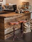 Topower Industrial Tabouret de cuisine en bois tracteur de ferme rétro-vieille Taille pivotante Taboureau de bar réglable (cuivre)