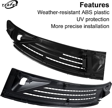 Windshield Wiper Cowl Compatible with 2009-2014 Ford F150,Window Cowling Vent Cover Replacement # BL3Z-15022A69-A & BL3Z-15022A68-A