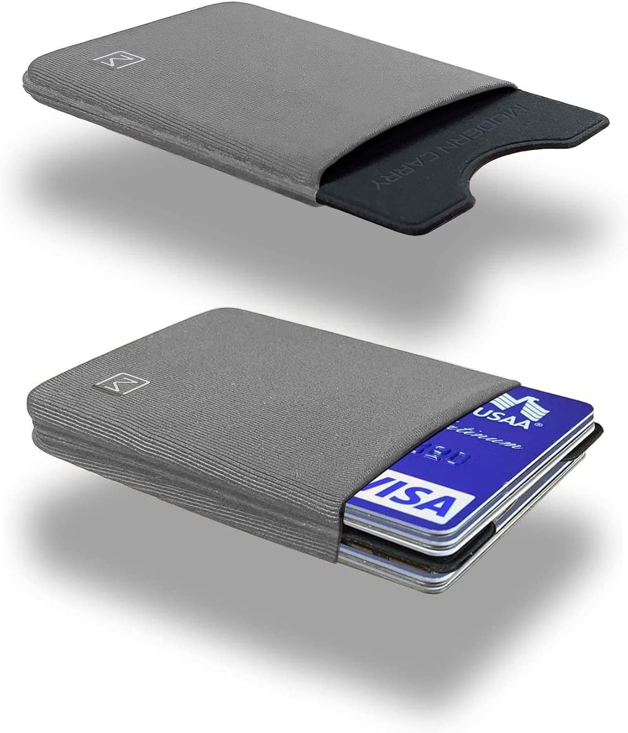 Modern Carry Ultra Thin Elastic Card Holder Single & Double Pocket