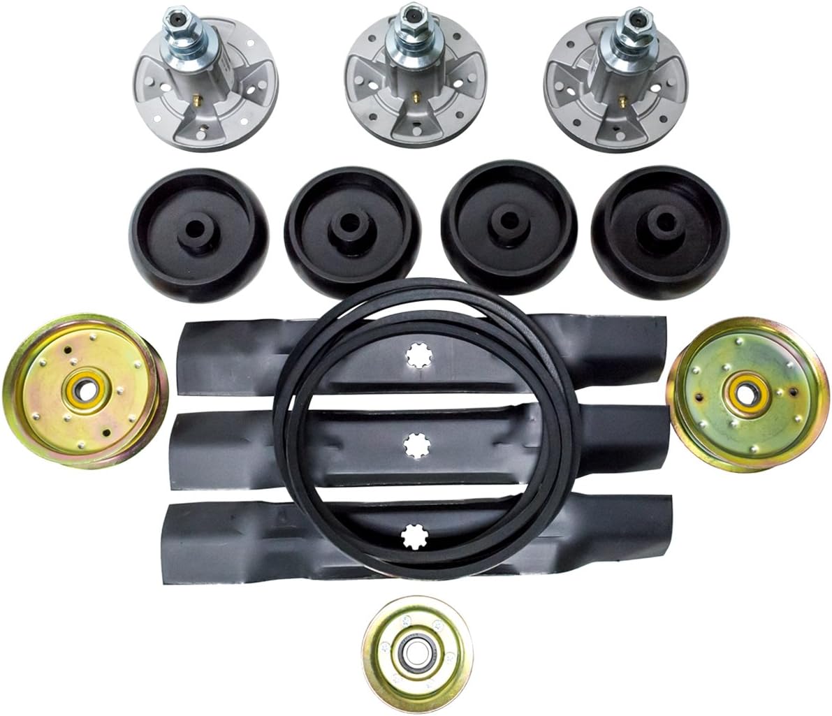 Deck Rebuild Kit Compatible with John Deere 48” Lawn Mowers D150, D160, LA130, LA140, LA145, LA155, LA165, X140, X165, Z245, Z255, 145, 155C