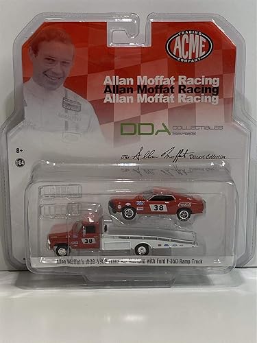 Greenlight Hollywood 51269 1969 Trans Am Mustang & Ford F-350 Rampa Camión Allan Moffat Racing #38 Escala 1/64