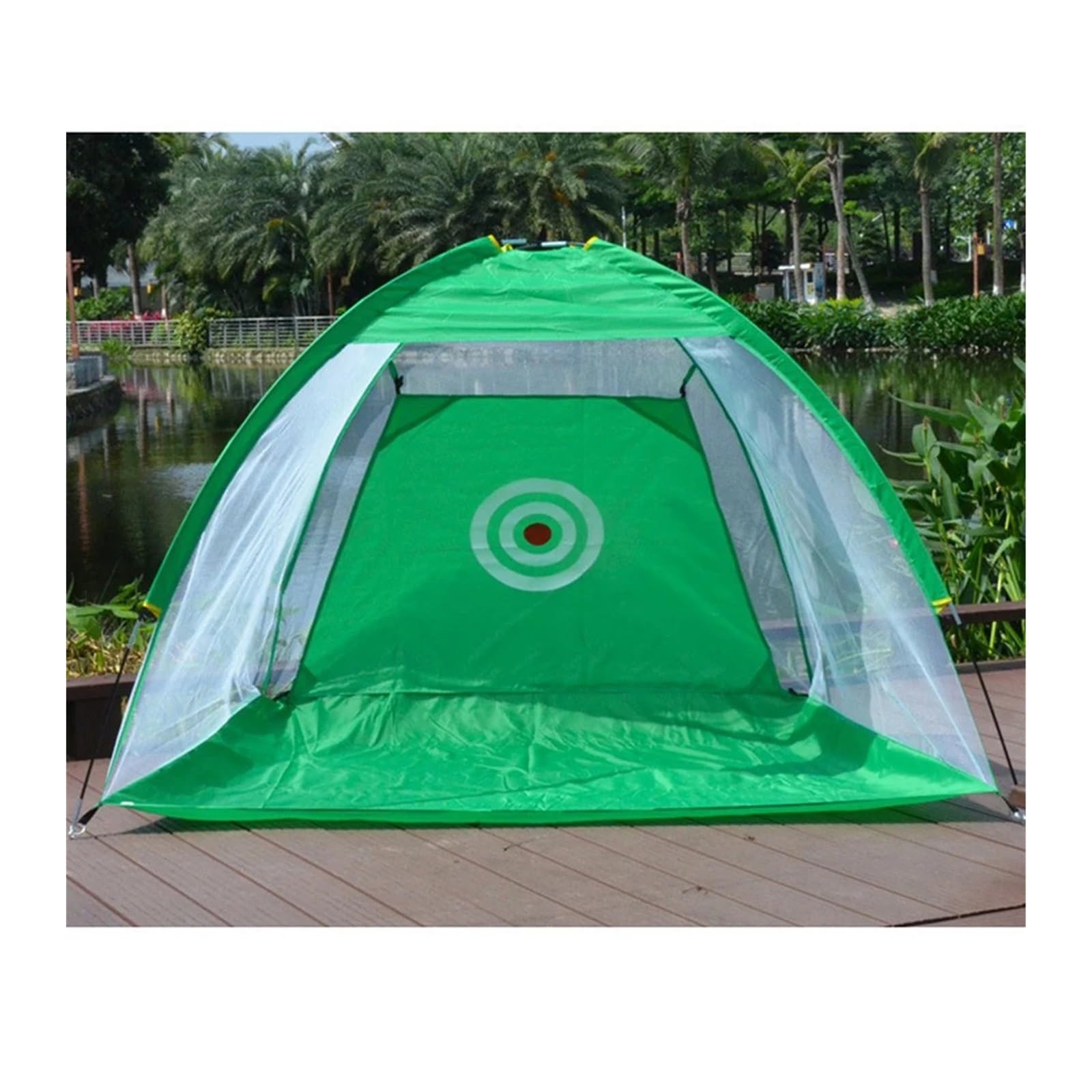 Red de Práctica de Golf Red de práctica de Golf Plegable, Jaula para Golpear Golf, Carpa de prácticas para pastizales de jardín, 2M Red de Golf(Black)