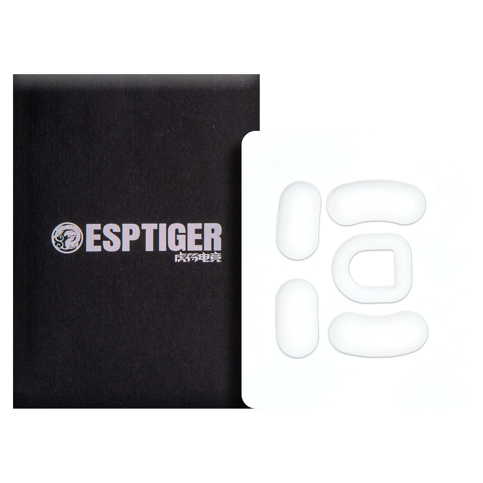 Gaming Mouse Skates ICE - V2 Skates for Razer Viper Mini SE Mouse Feet 2.5D Edge Treatment Smooth PTFE Material 3M Adhesive - White