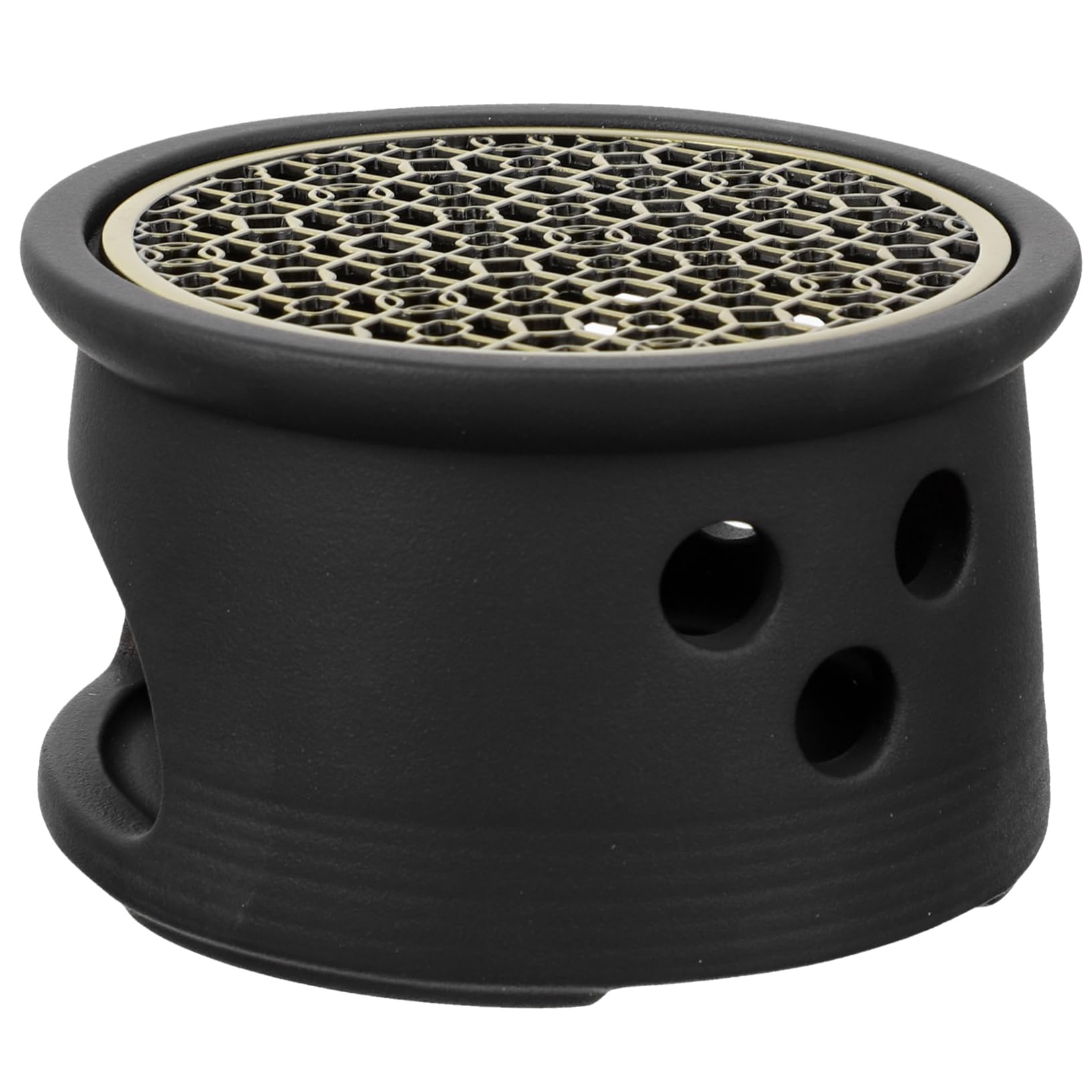 Cabilock Ceramic Teapot Warmer Elegant Candle Heating Base for Tea Heat Resistant Design Tealight Holder for Home for Living Bedroom