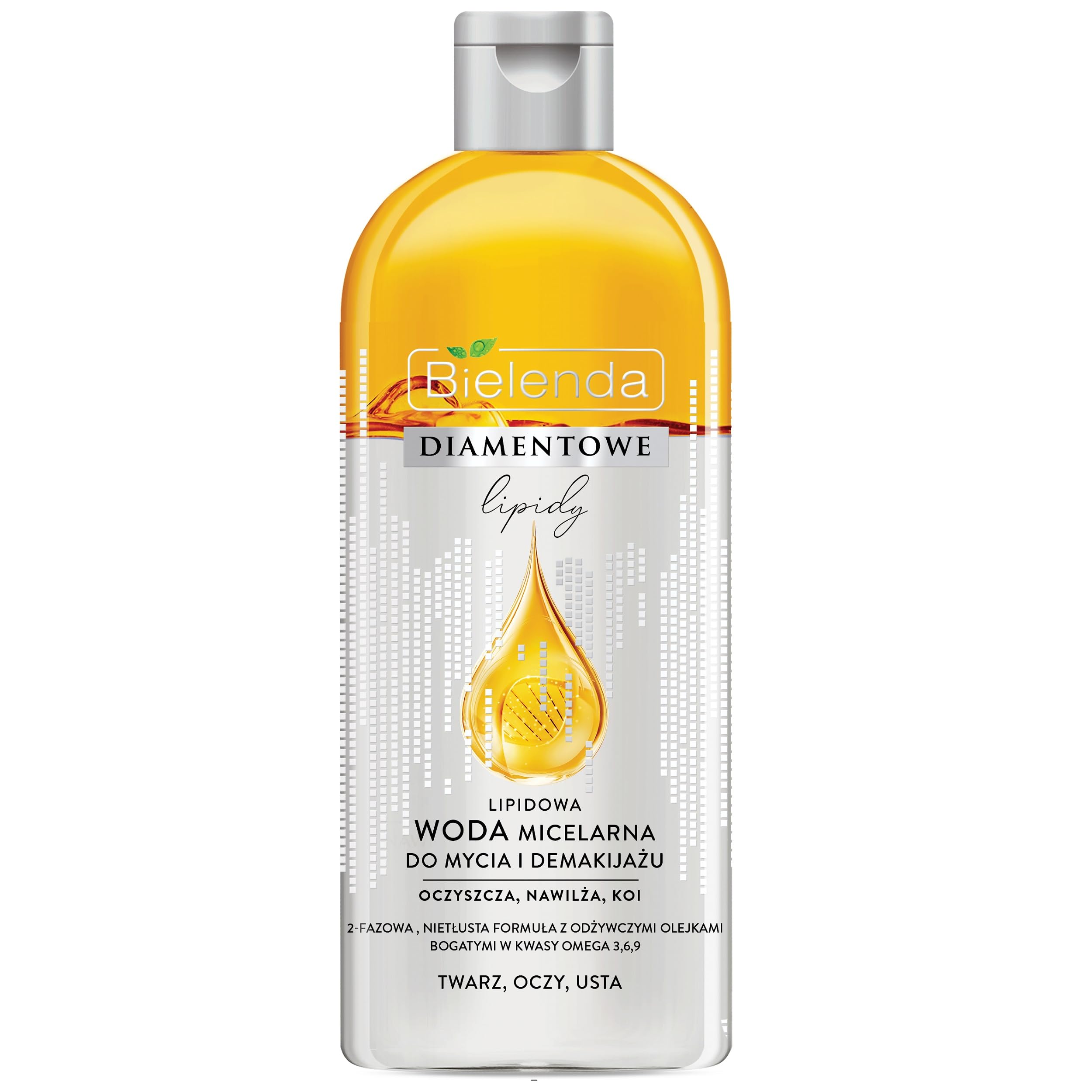 Bielenda Bielenda Diamond Lipids Micellar Water 425Ml for Professional use to Improve Performance in Every use with Measurement or Specification 425M