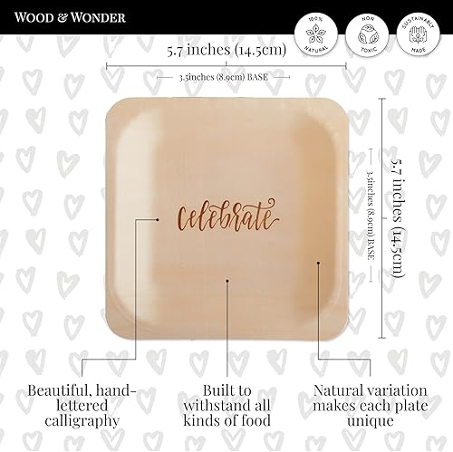 Miniatura 5 de Celebrate StatementWare - Platos desechables para fiestas (paquete de 50)