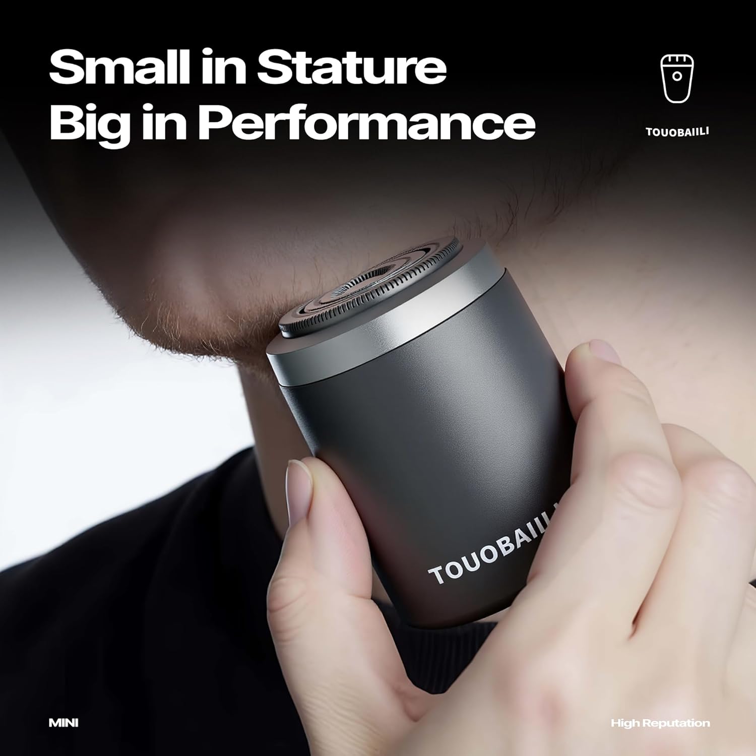 Electric Foil Shaver for Men, IPX7 Waterproof Cordless Razor – Mini Travel Shaver for Face & Body, USB-C Fast Charging, Wet/Dry Shower Use, Portable Electric Razor for Sensitive Skin - Image 2