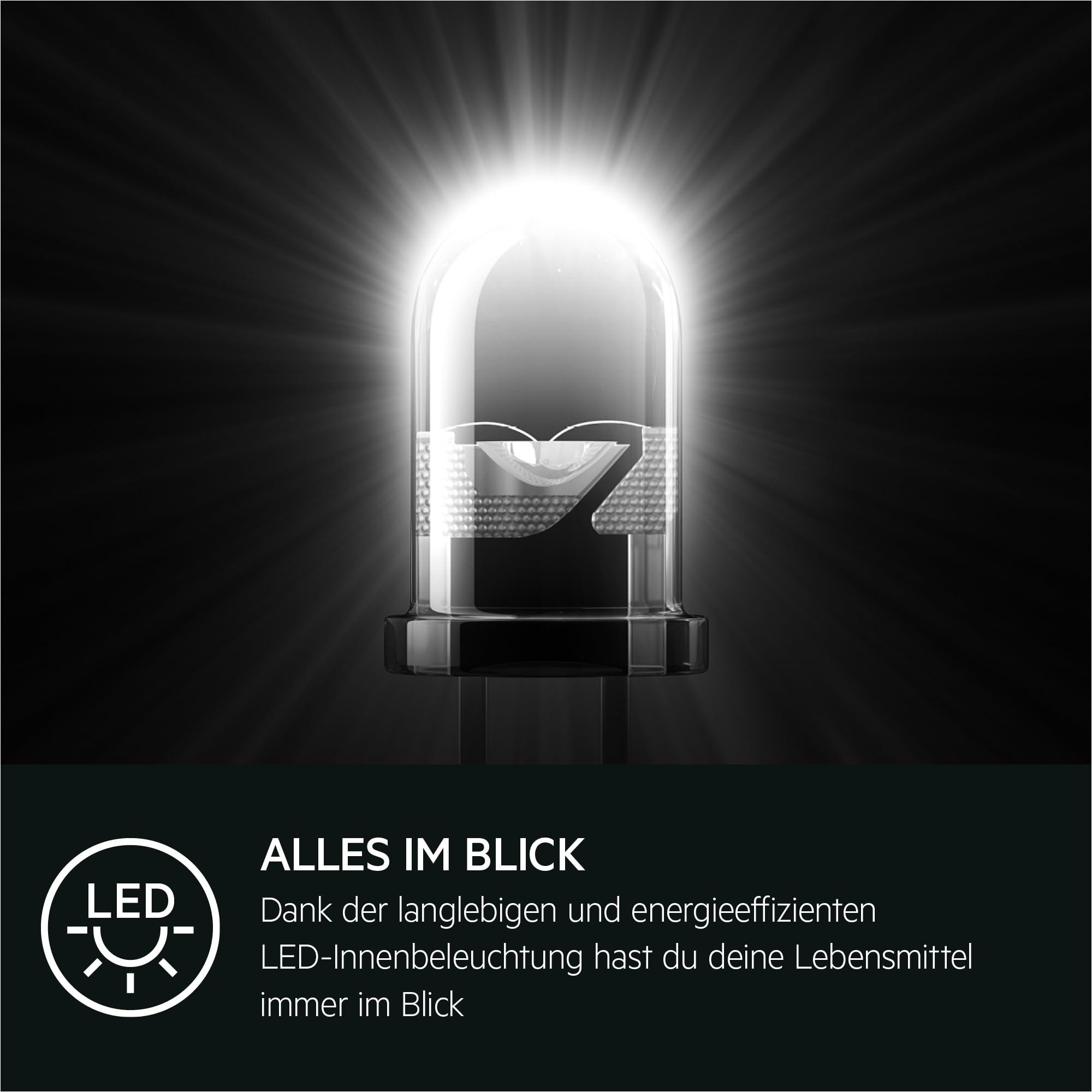 AEG TSF5O12ES Einbaukühlschrank / 1225 mm / 4-Sterne-Gefrierfach / 188 L/Schlepptür/E