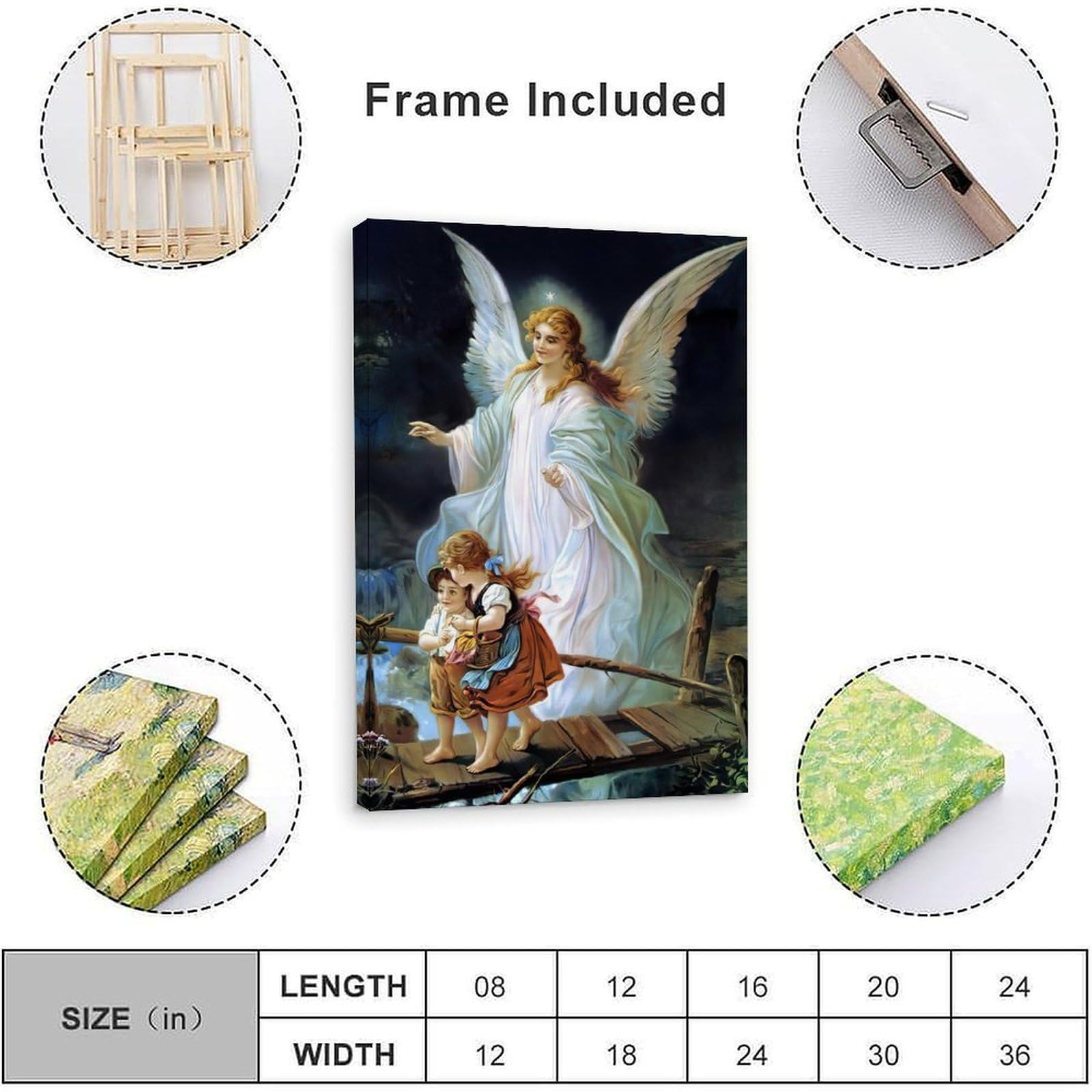 Amazon.com: Holy Guardian Angel Protecting Brother And Sister